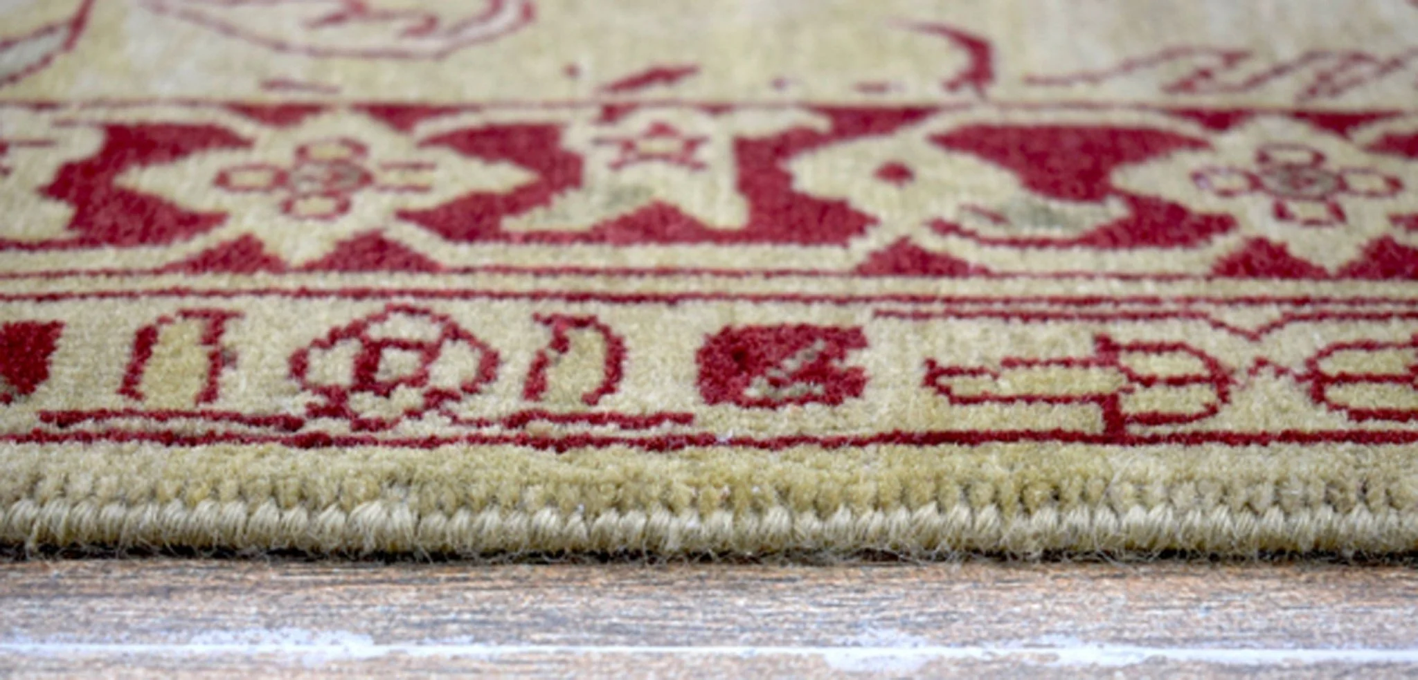 Fine Knots 10x14 Handmade Area Rug made with Hand-spun Wool - Image 10