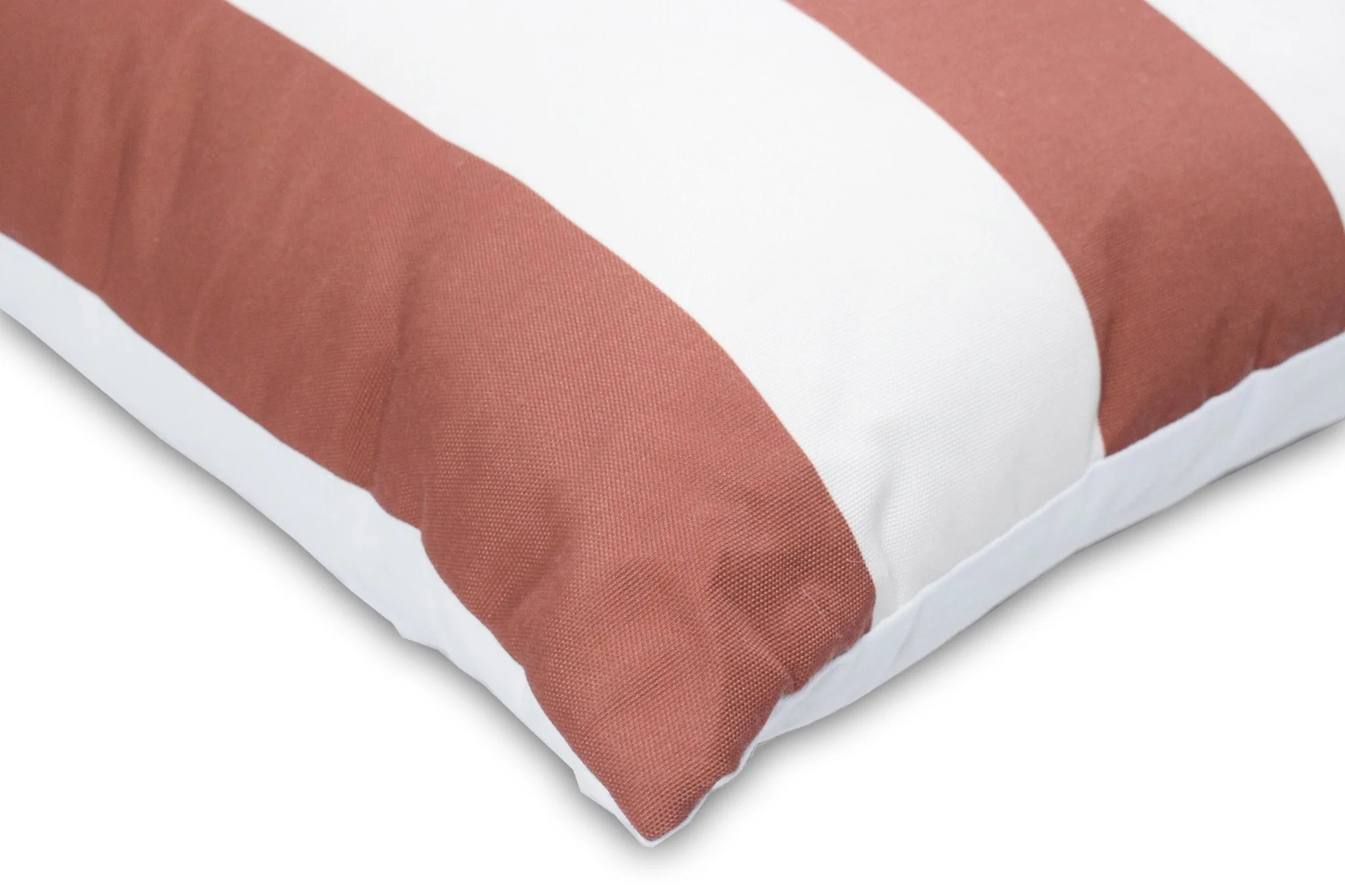 Squared Nautica Striped Designed Outdoor Safe Pillow - Image 2