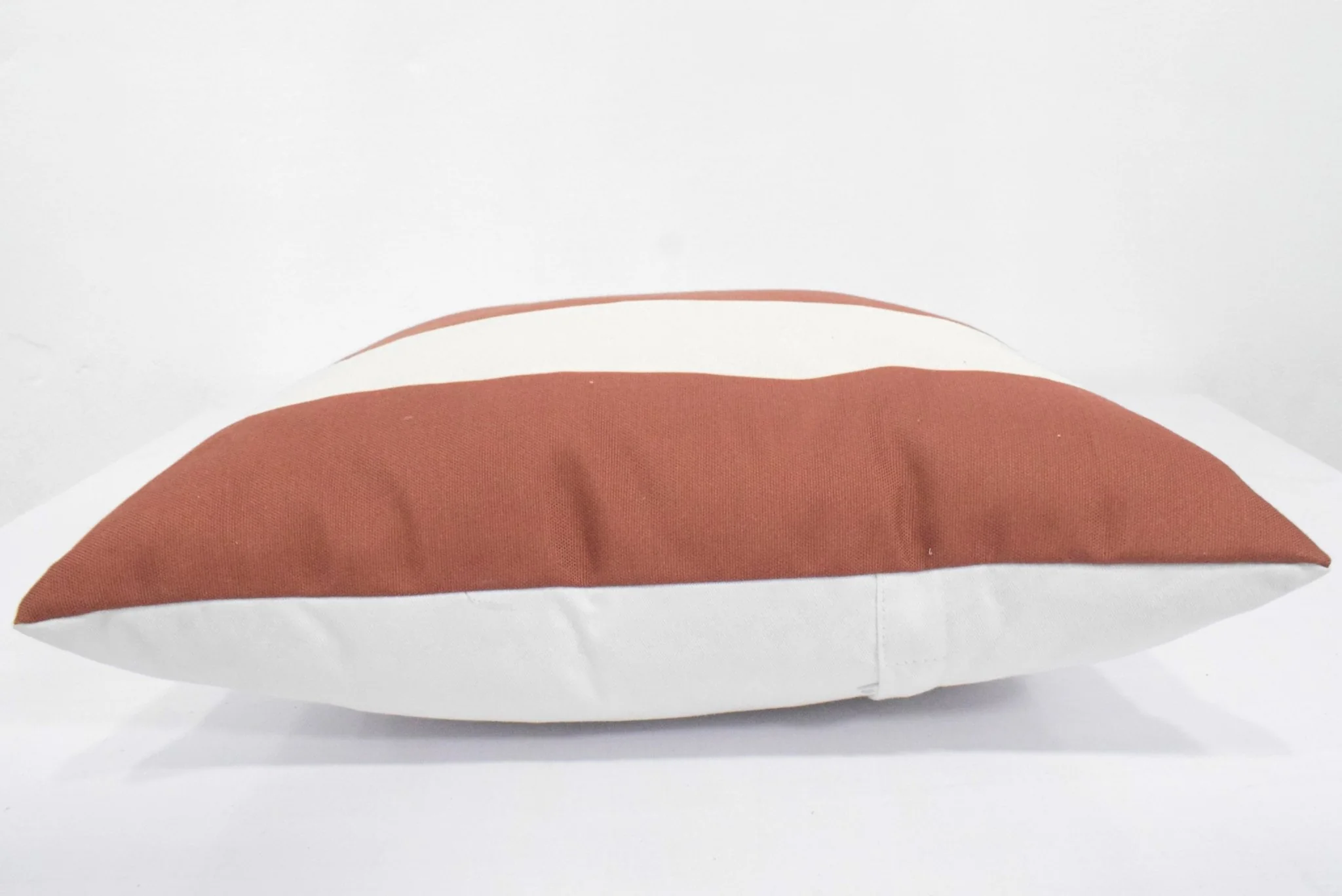 Squared Nautica Striped Designed Outdoor Safe Pillow - Image 3