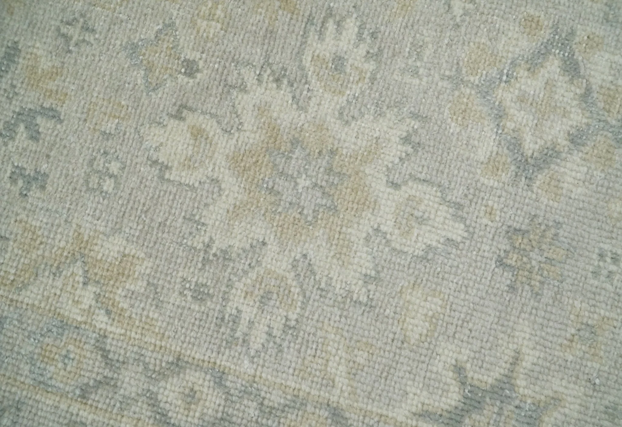 2x3 Hand Knotted Beige, Ivory and Gray Traditional Persian Oushak Wool Rug | N3123 - Image 2