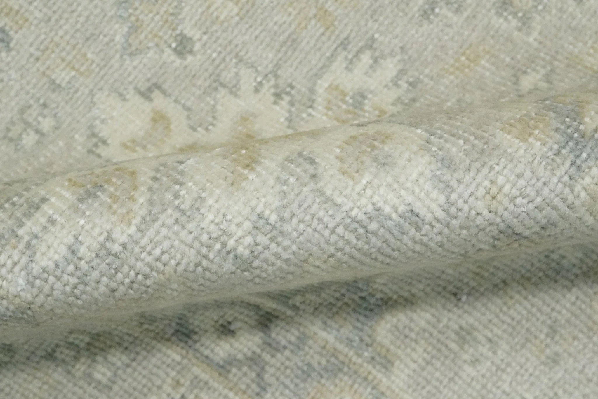 2x3 Hand Knotted Beige, Ivory and Gray Traditional Persian Oushak Wool Rug | N3123 - Image 3
