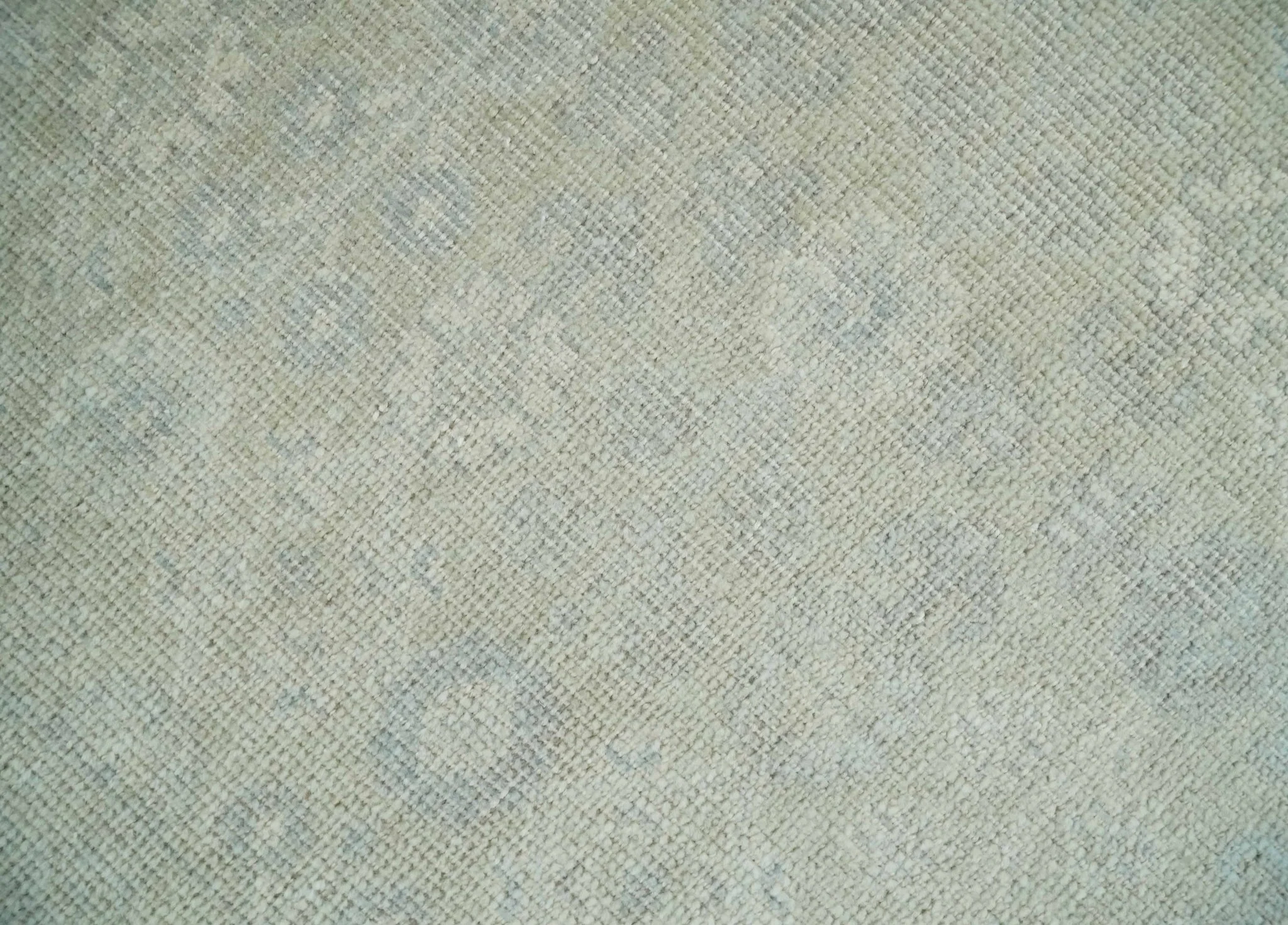 2x3 Hand Knotted Ivory and Gray Traditional Persian Oushak Wool Rug | N723 - Image 2