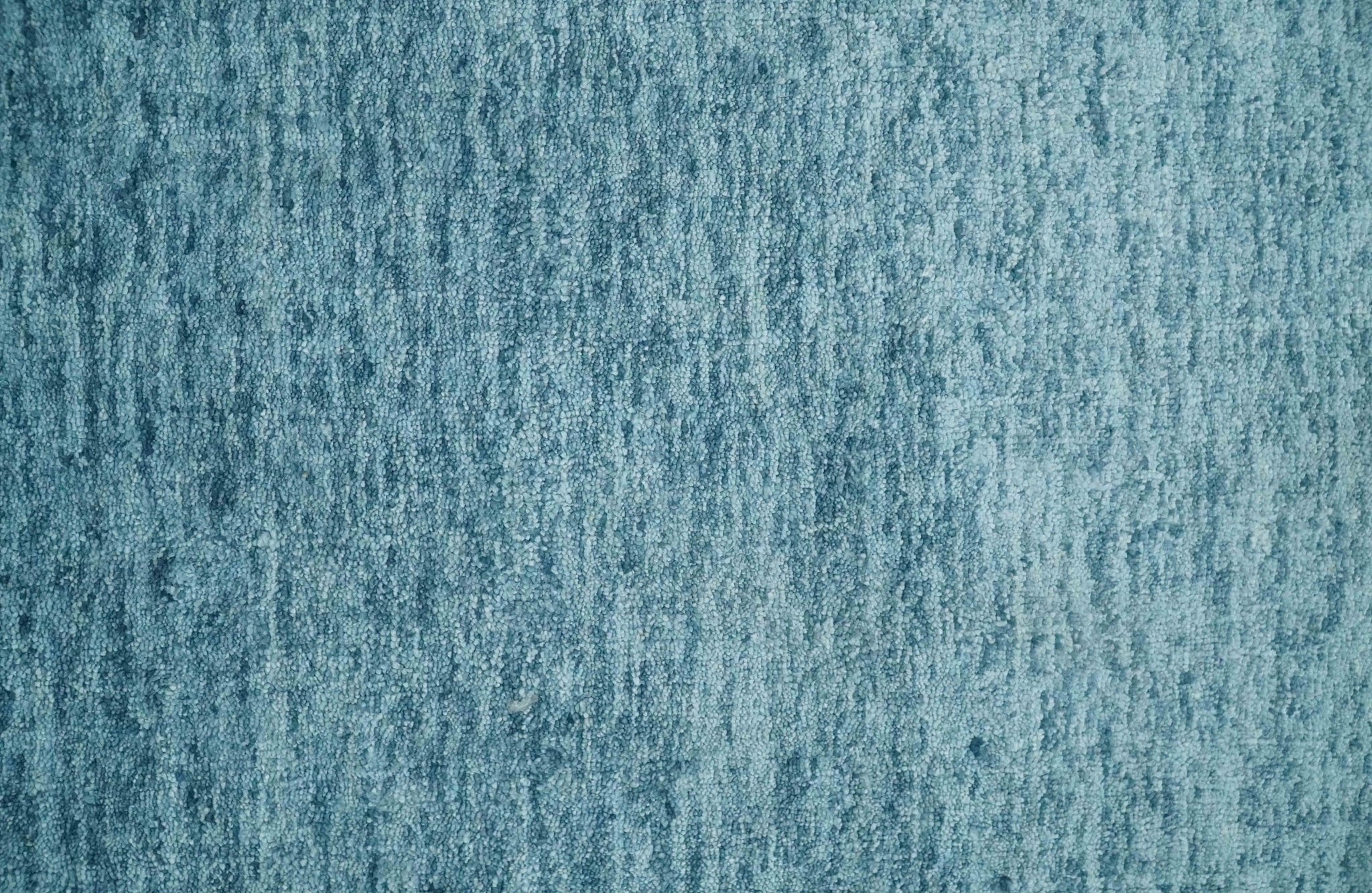 2x3 Hand Woven Solid Blue Rug, No Shedding | N8523 - Image 6