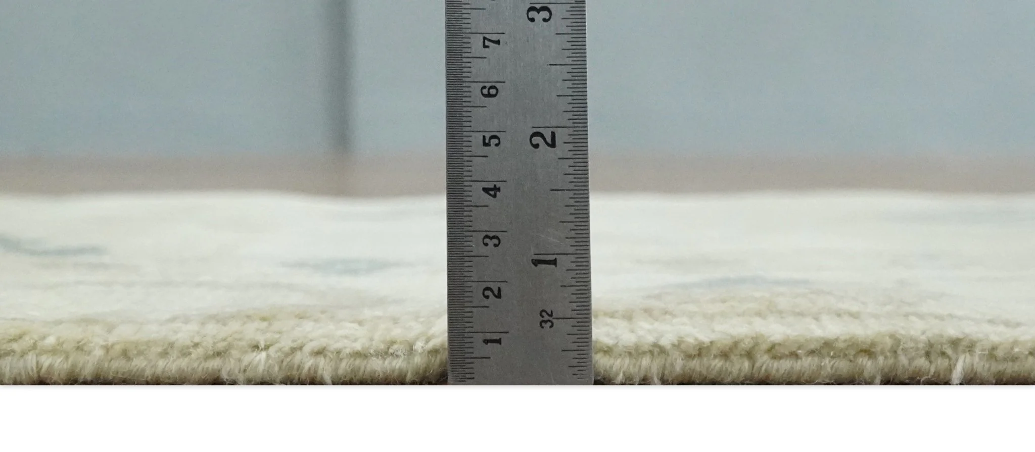 2x4 Hand Knotted Beige and Gray Traditional Persian Oushak Wool | N7824 - Image 7