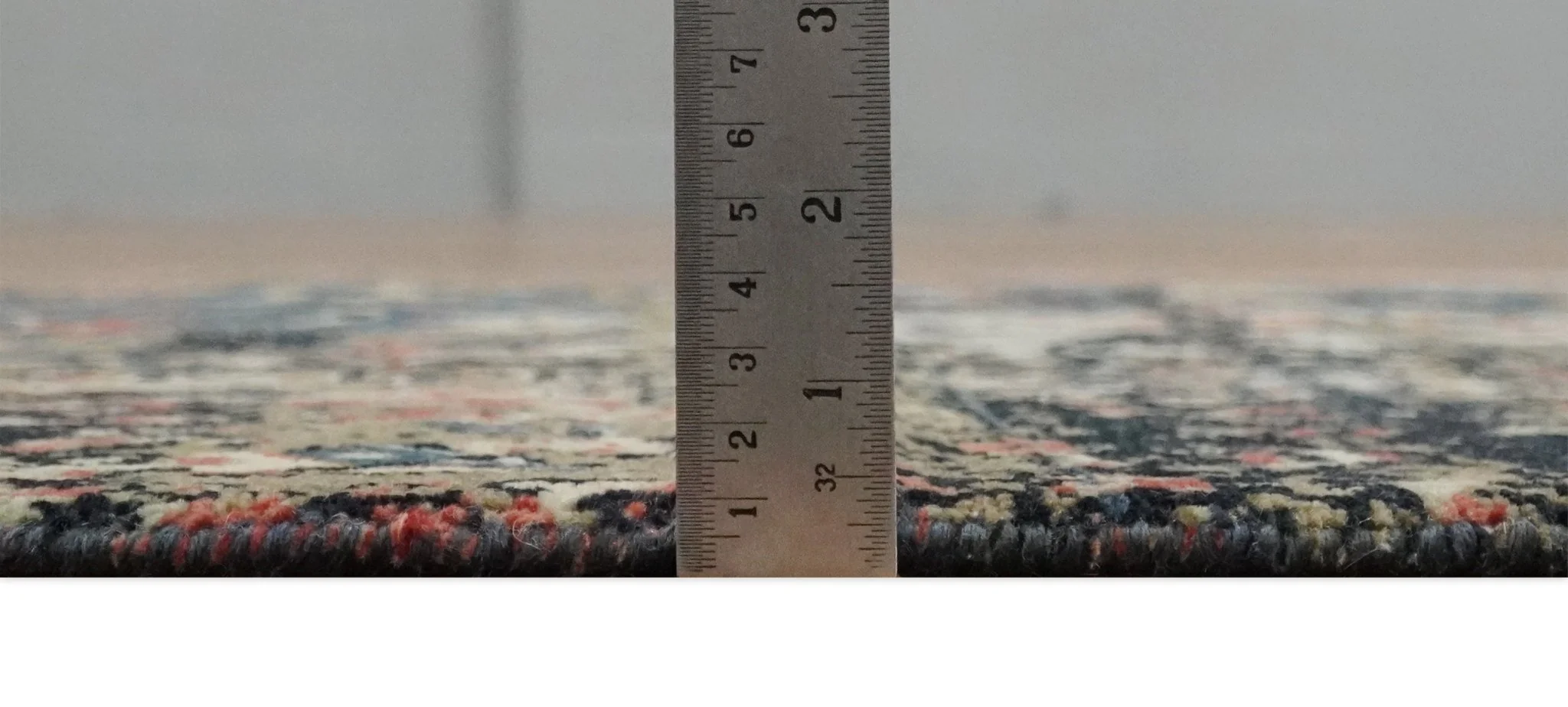 2x4 Modern Abstract Olive, Charcoal and Gray Wool Rug| N7524 - Image 7