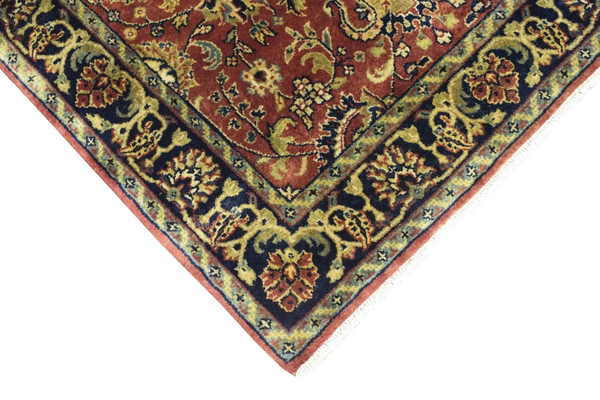3x12  Fine Runner Hand Knotted Area Rug | Mashad Design Made with Fine New Zealand Wool - Image 7