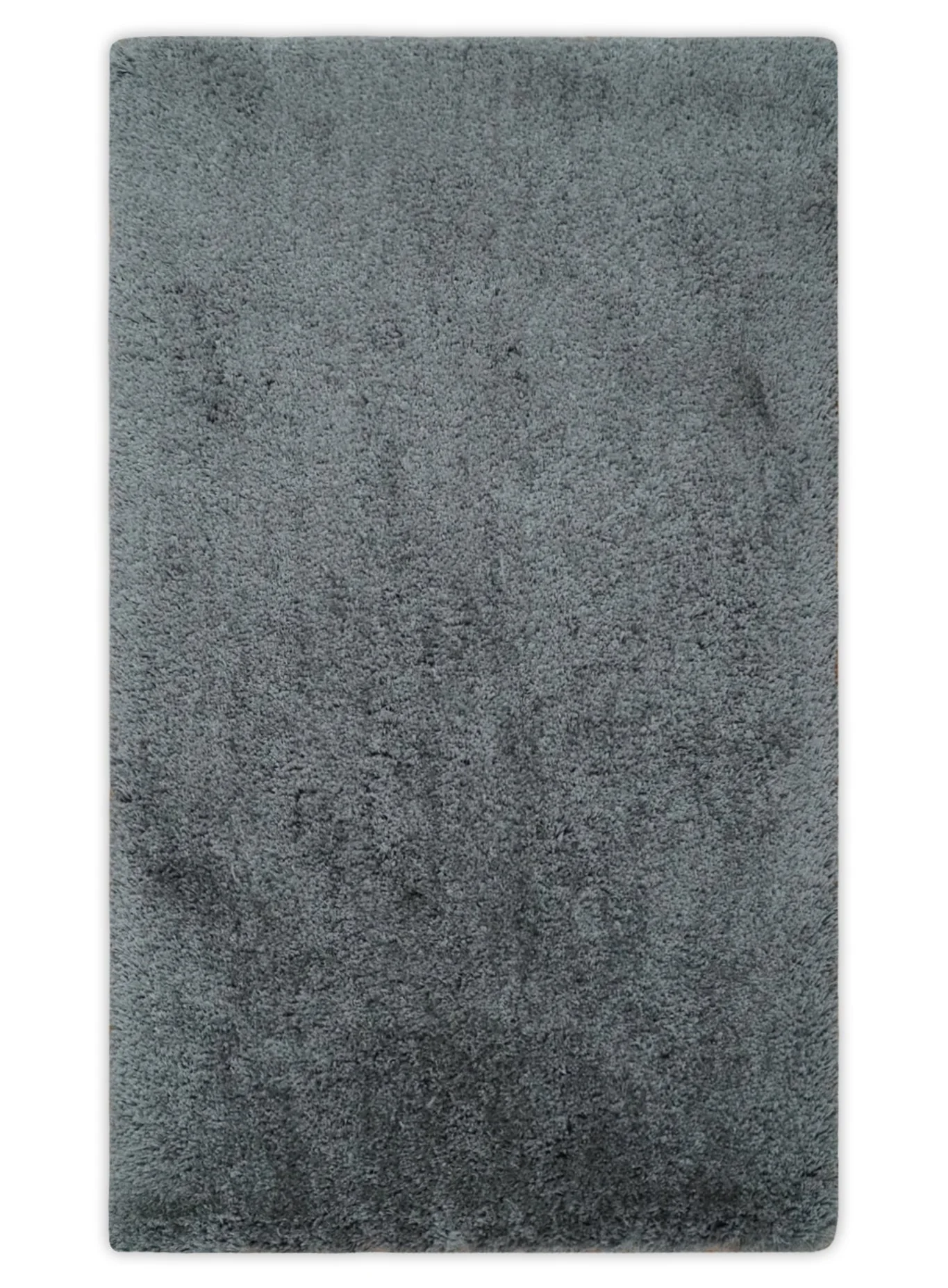 3x5, 4x6 and 5x7 Hand Woven Shag Charcoal Art Silk Soft Viscose Area Rug - Image 11