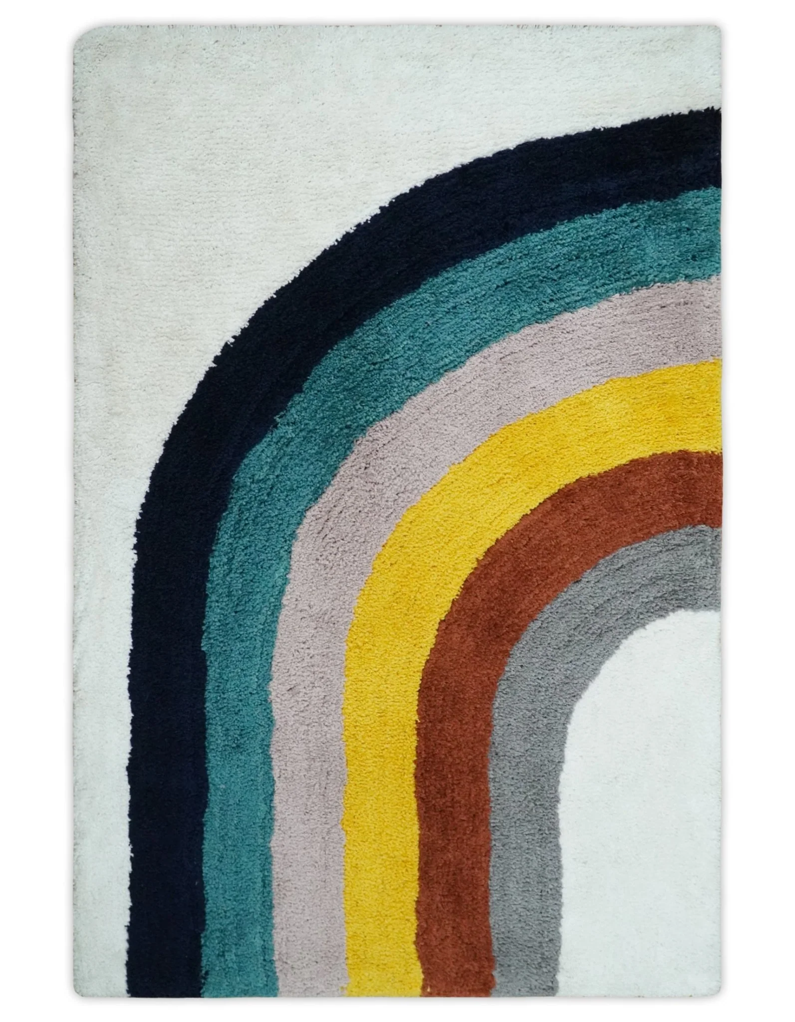 Plush Rainbow Kids, Nursery and Playroom Rug, 3x5, 4x6 and 5x7 Hand Woven Shag - Image 12