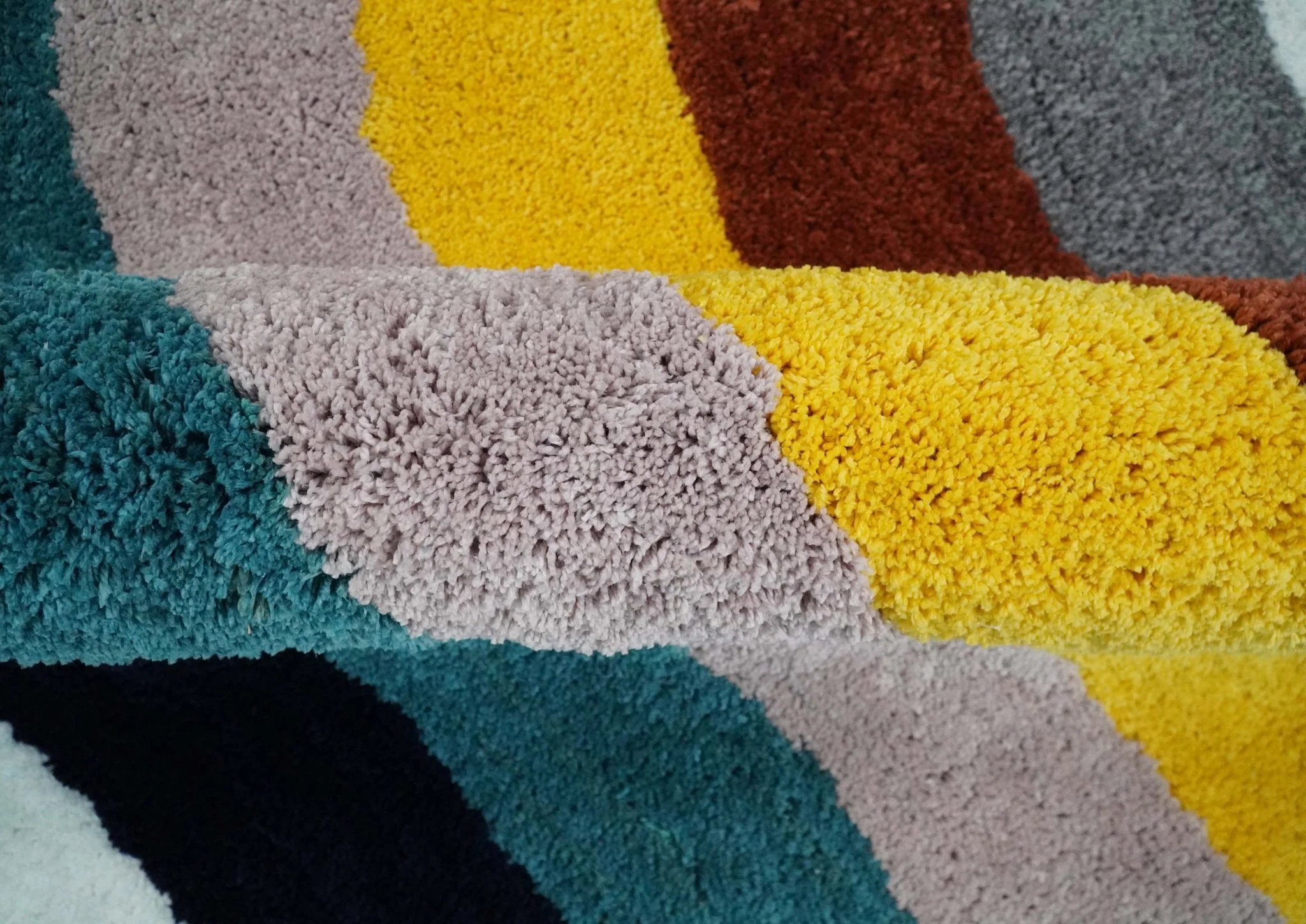 Plush Rainbow Kids, Nursery and Playroom Rug, 3x5, 4x6 and 5x7 Hand Woven Shag - Image 7