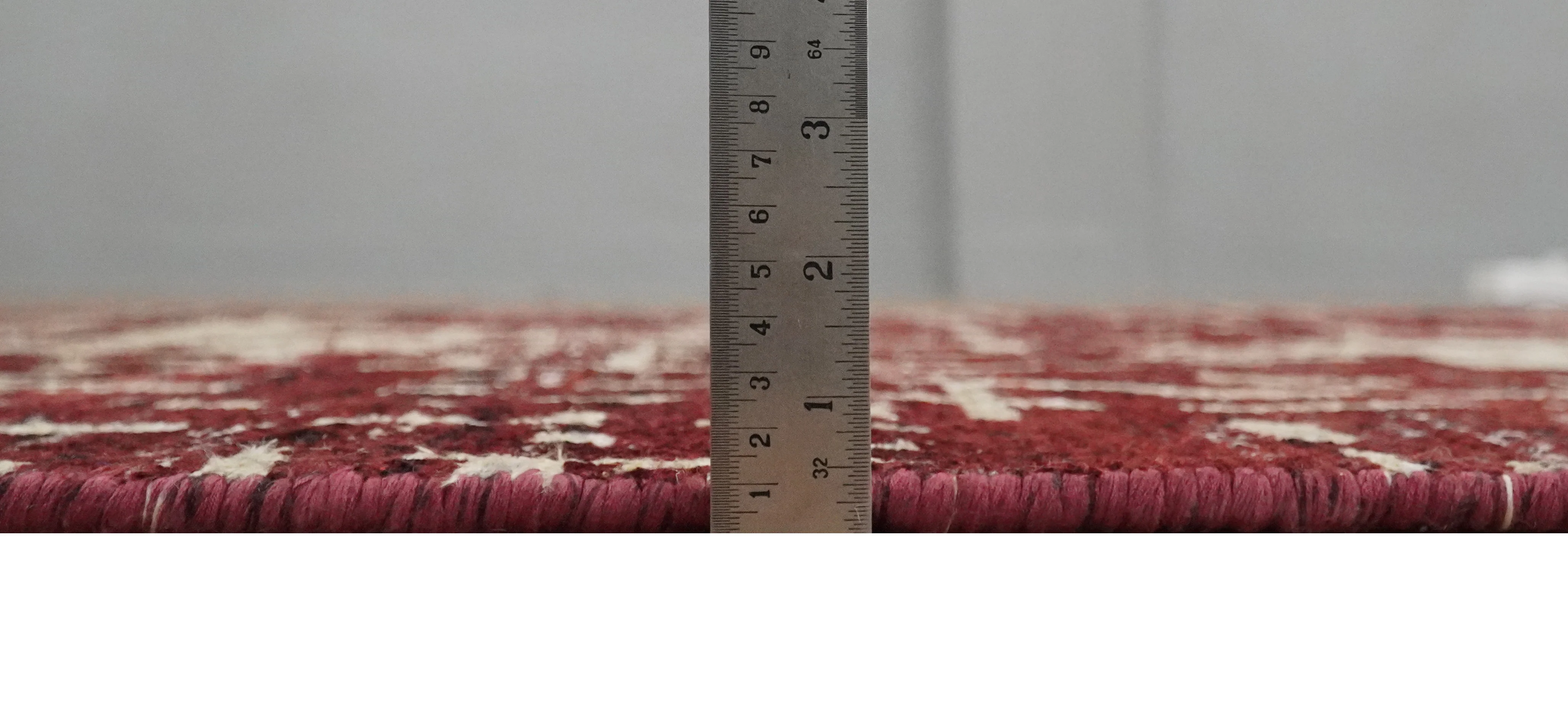 4x6 Hand Knotted Beige and Maroon Modern Abstract Contemporary Recycled Silk Area Rug | OP64 - Image 7