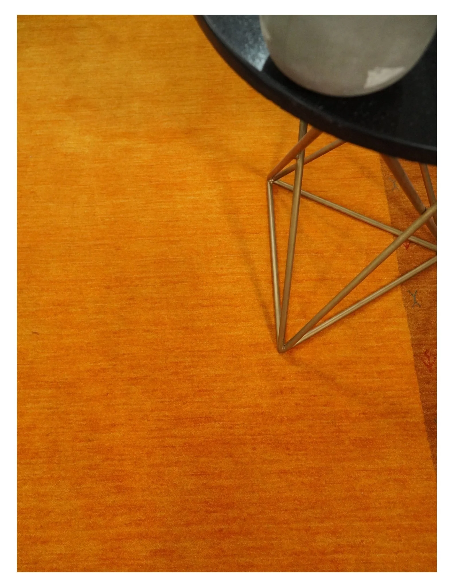 4x6 Small Rust and Brown Farmhouse Wool Hand Woven Southwestern Gabbeh Rug| LOR8 - Image 2