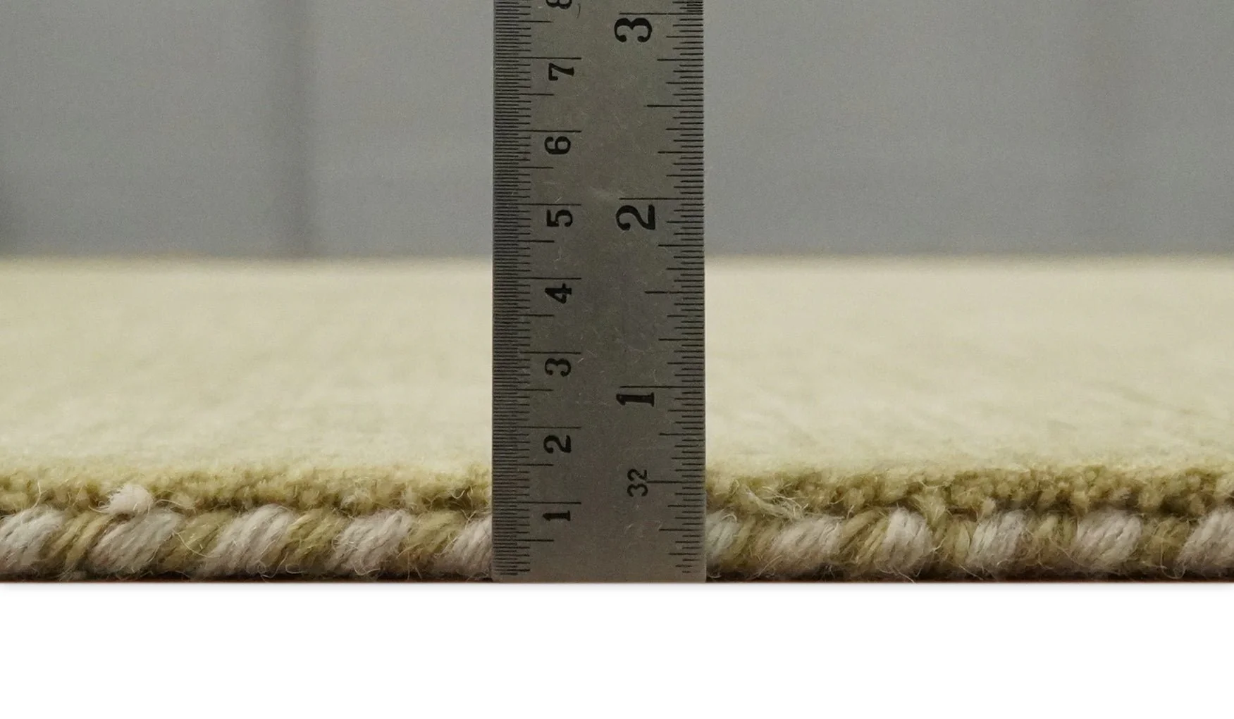 4x6 Small Solid Beige Wool Hand Woven Southwestern Gabbeh Rug | LOR11 - Image 6