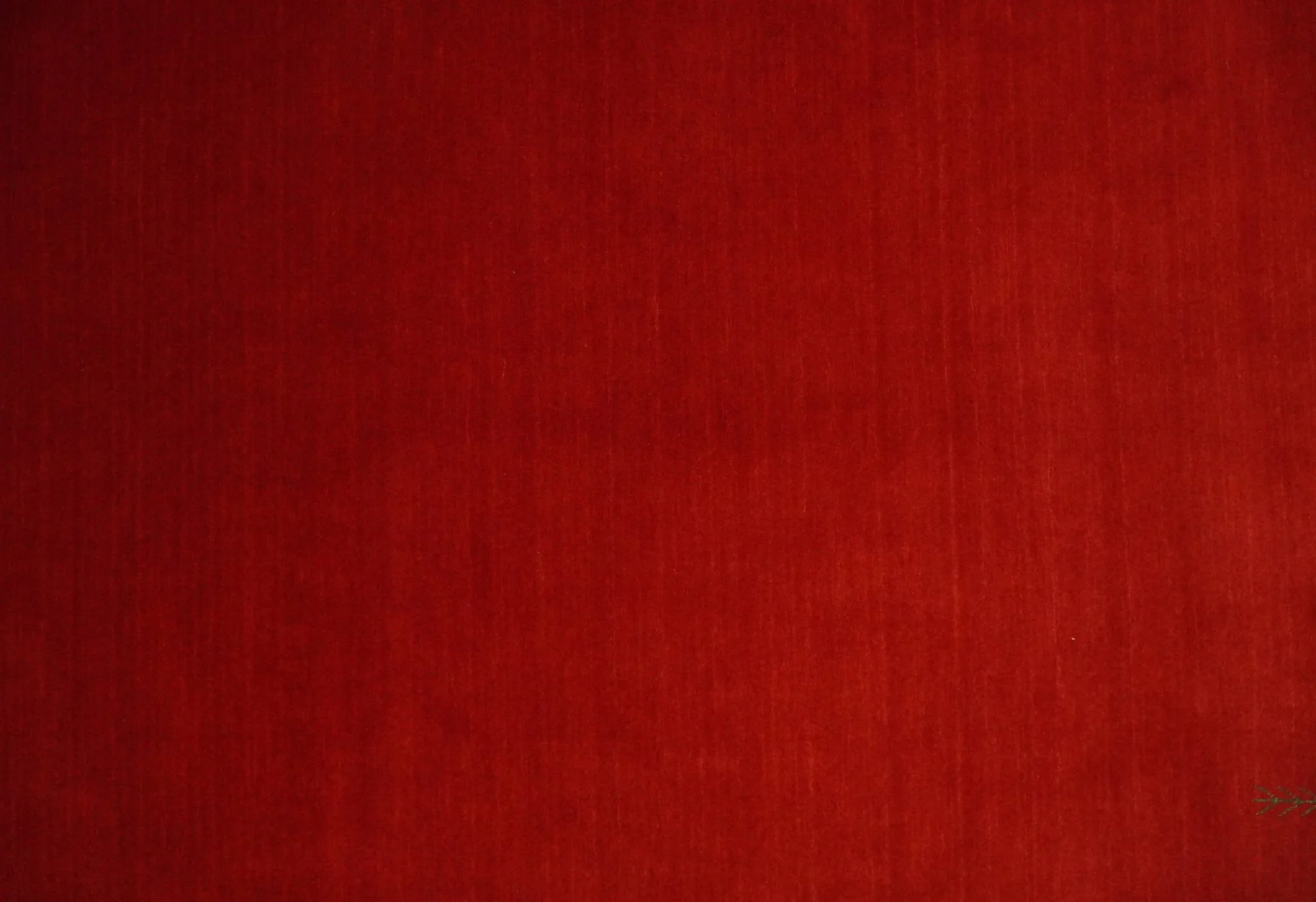 4x6 Small Solid Red Wool Hand Woven Southwestern Gabbeh Rug | LOR23 - Image 5