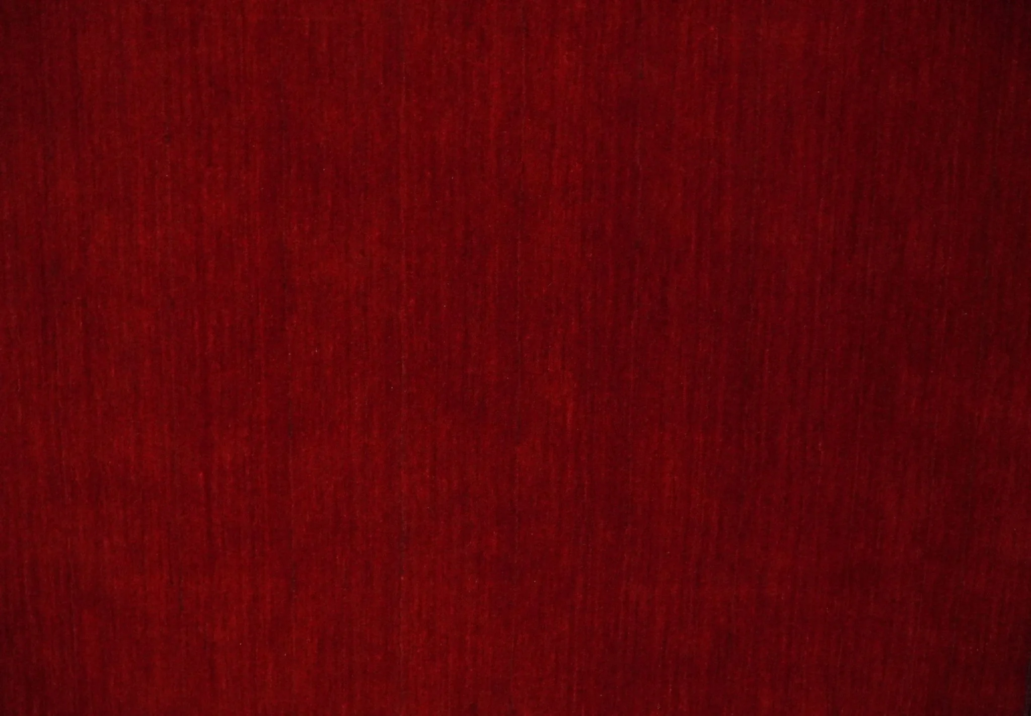 4x6 Small Solid Red Wool Hand Woven Southwestern Gabbeh Rug | LOR24 - Image 5
