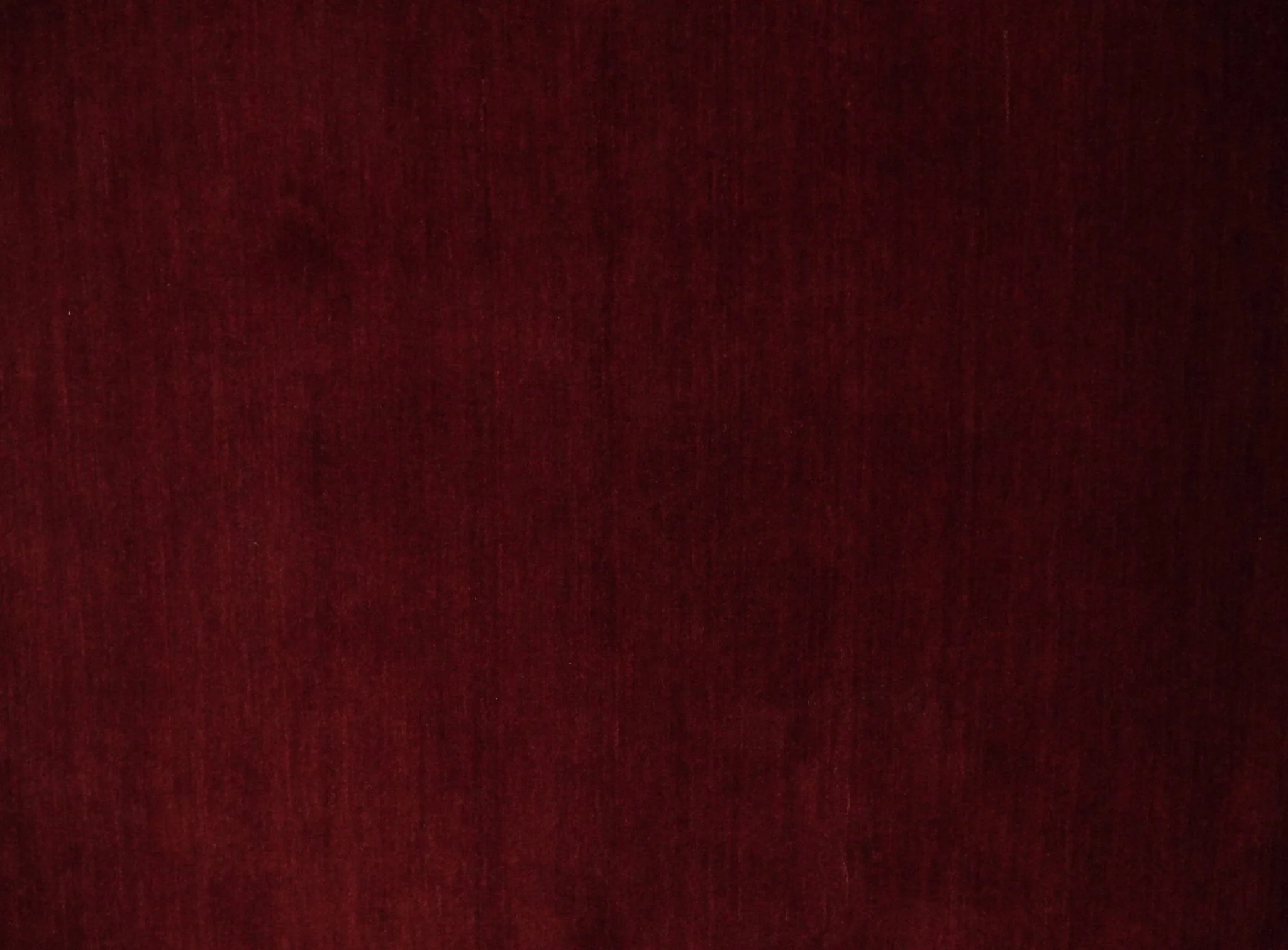 4x6 Solid Red Wool Hand Woven Southwestern Gabbeh Rug | LOR25 - Image 5