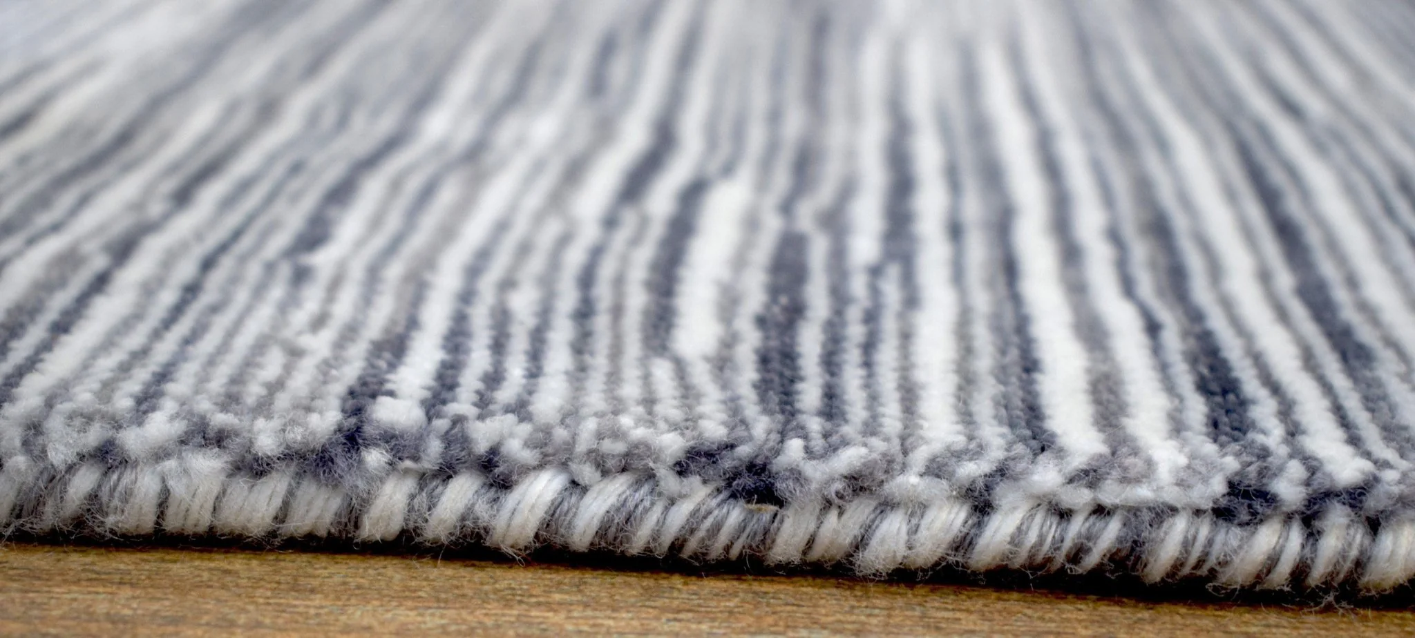 5x8 Modern Gray and Silver Area Rug | Handmade with Wool & Viscose | TRD1007058 - Image 10