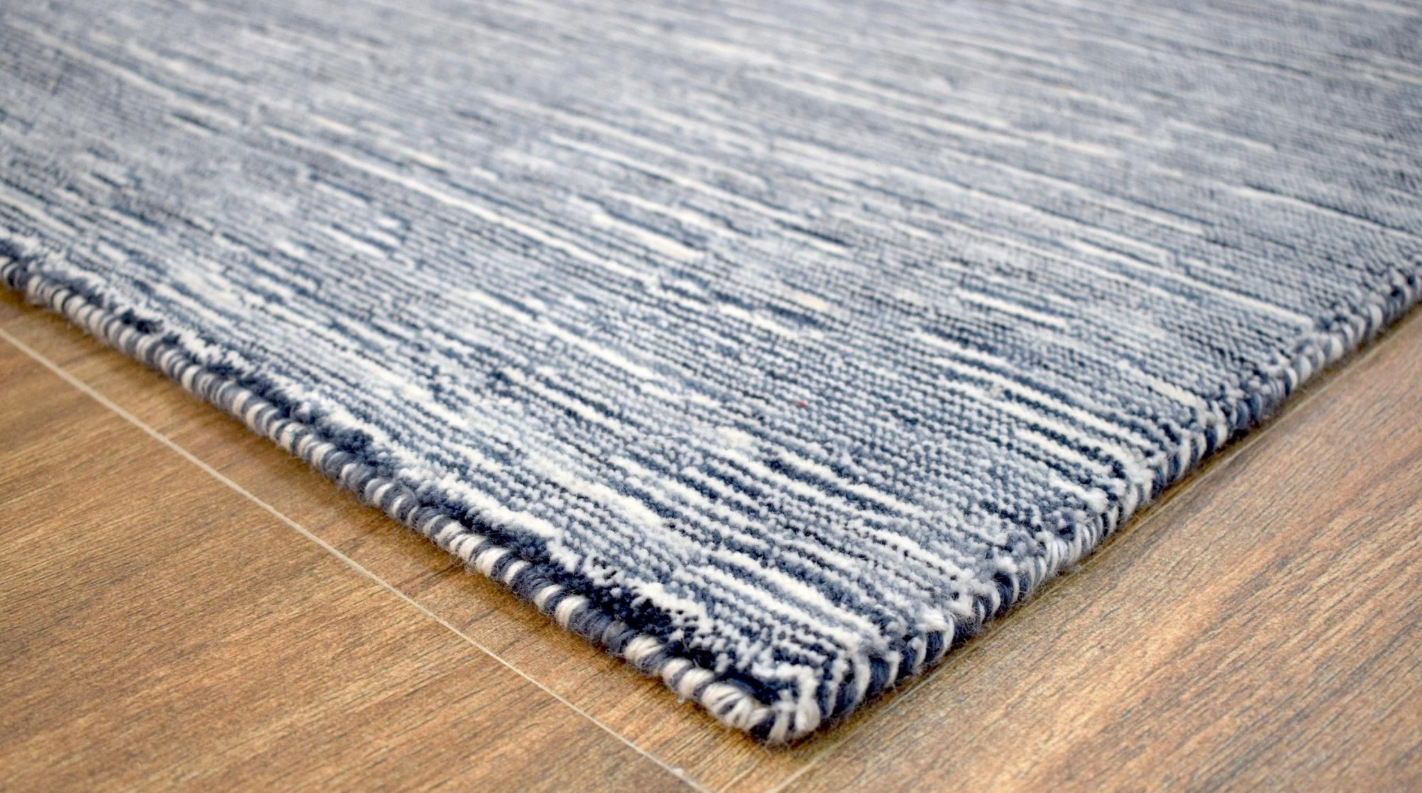 5x8 Solid Gray Rug | Handmade Wool  & Viscose Area Rug | TRD1007158 - Image 6