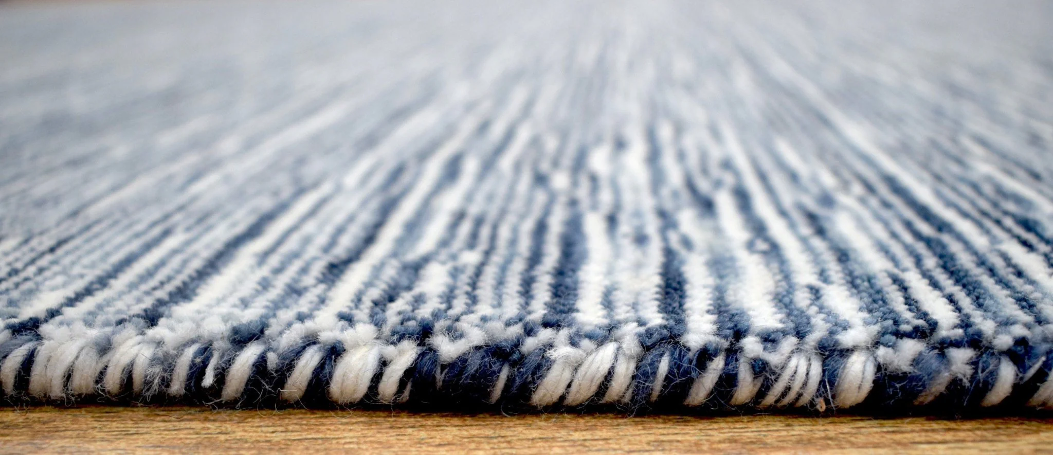 5x8 Solid Gray Rug | Handmade Wool  & Viscose Area Rug | TRD1007158 - Image 9