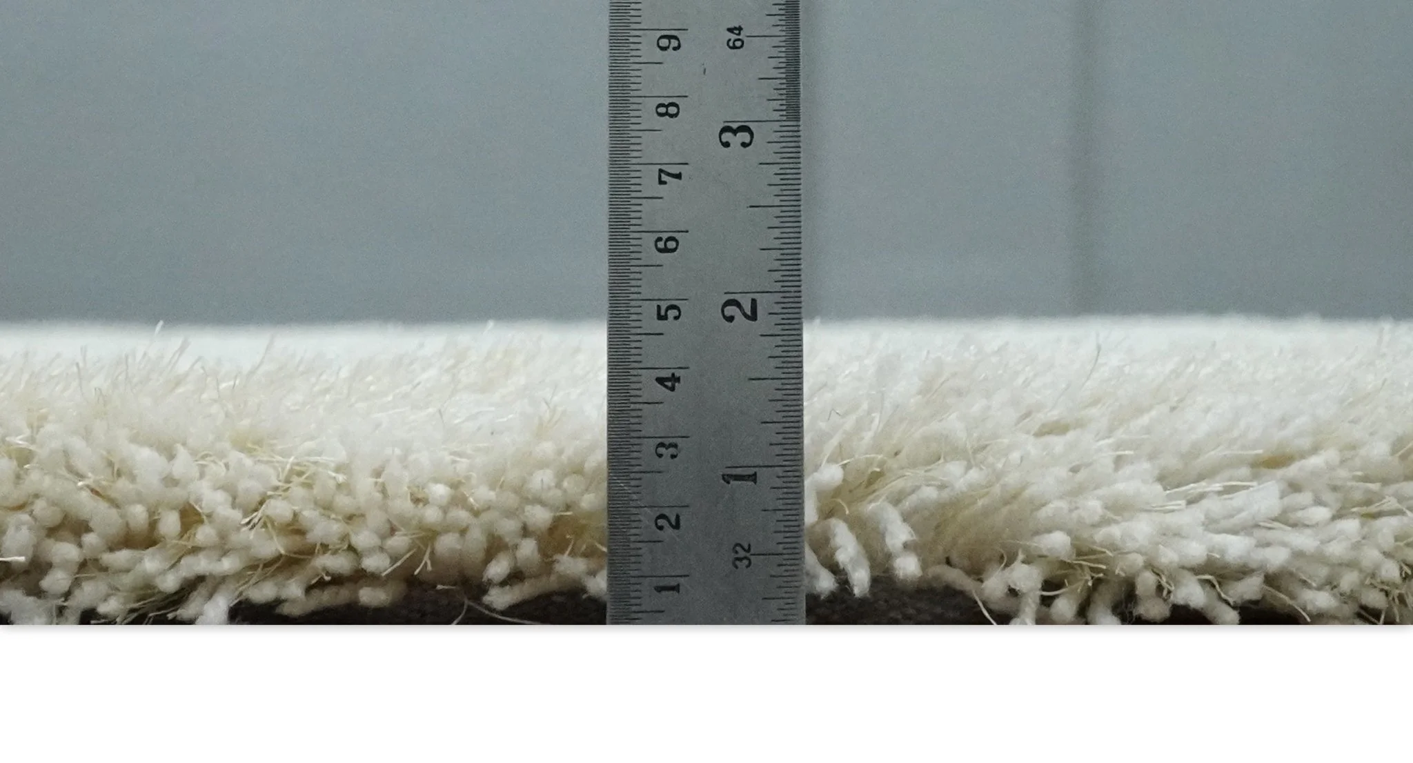 Solid Plush and Soft 3x5, 4x6 and 5x7 Hand Woven Shag Ivory Area Rug | SHAG1 - Image 9