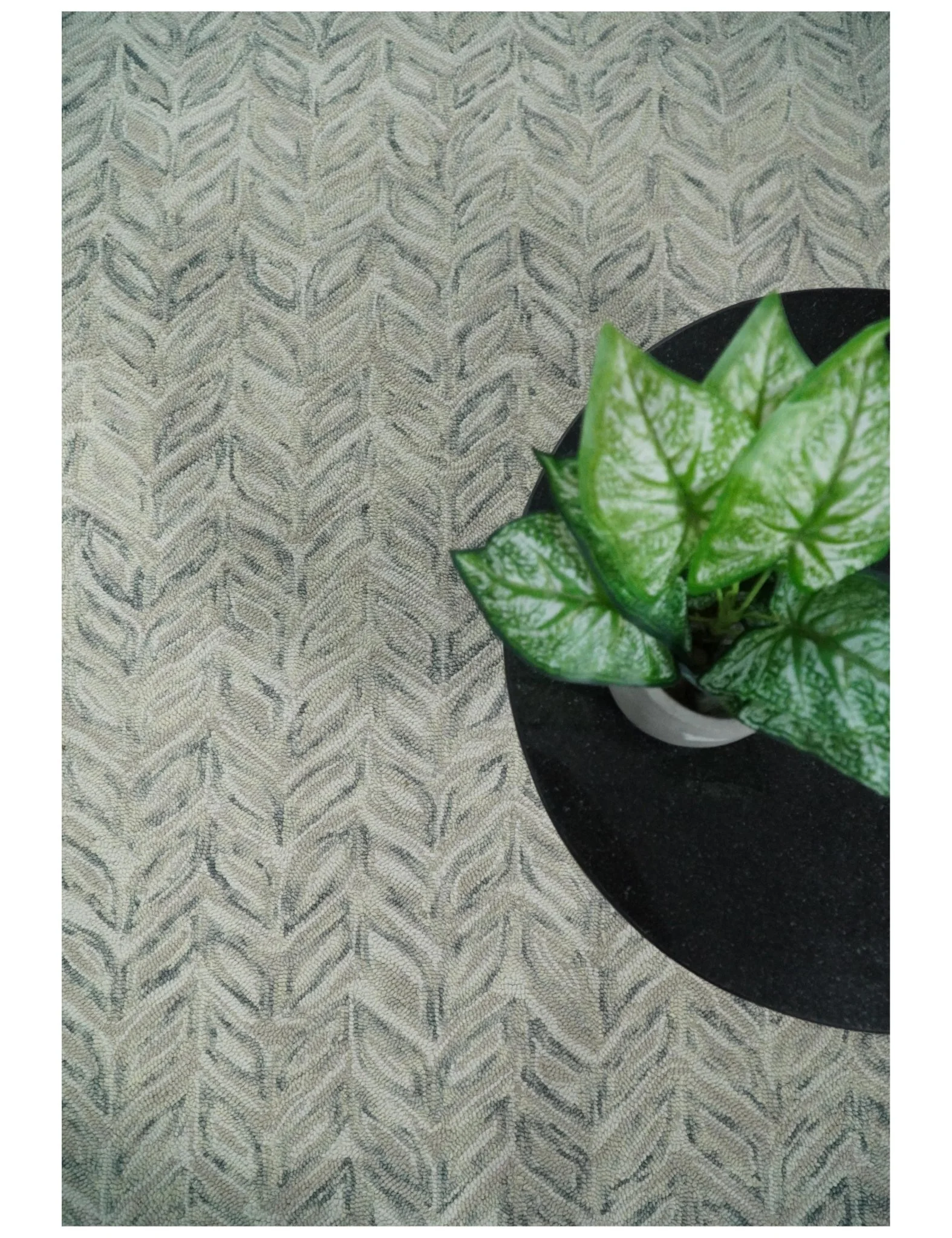 5x8 and 8x10 Beige and Gray Hand Tufted Modern Scandinavian Wool Loop Rug | ALCH1 - Image 8