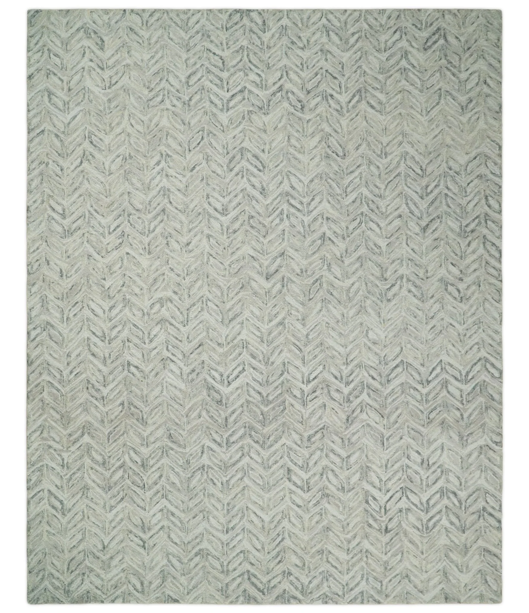 Custom Made Hand Tufted Modern Scandinavian Wool Rug - Image 11