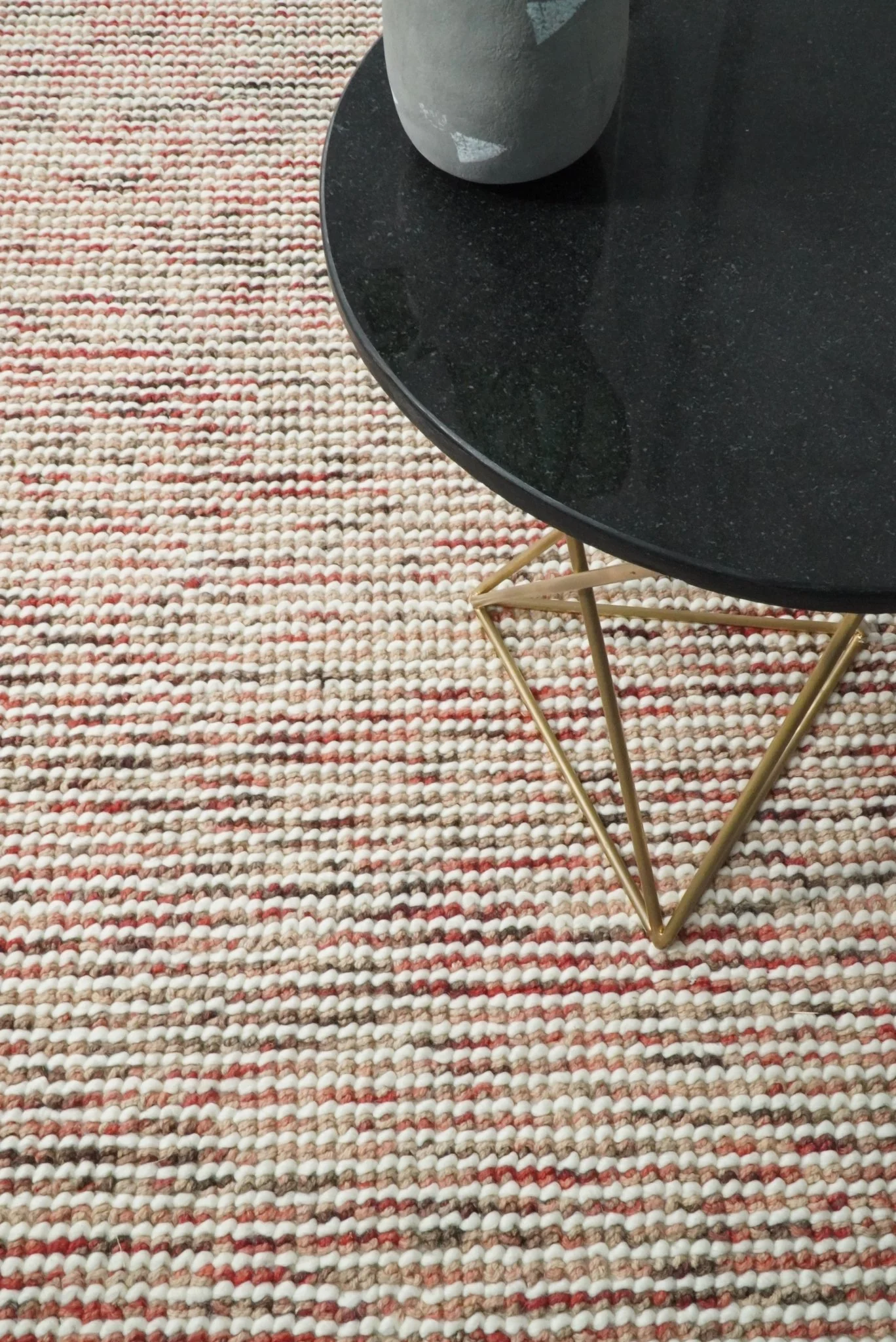 5x8 and 8x10 Hand Made Blue Woolen Chunky and Soft Area Rug | JOY3 - Image 2