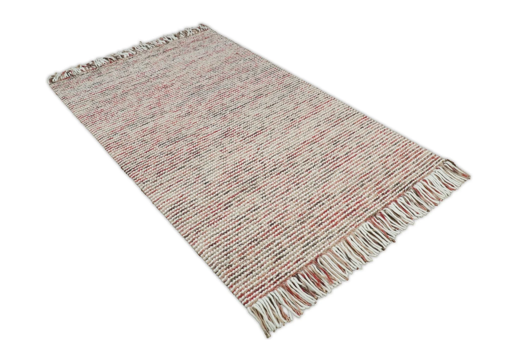 5x8 and 8x10 Hand Made Blue Woolen Chunky and Soft Area Rug | JOY3 - Image 3