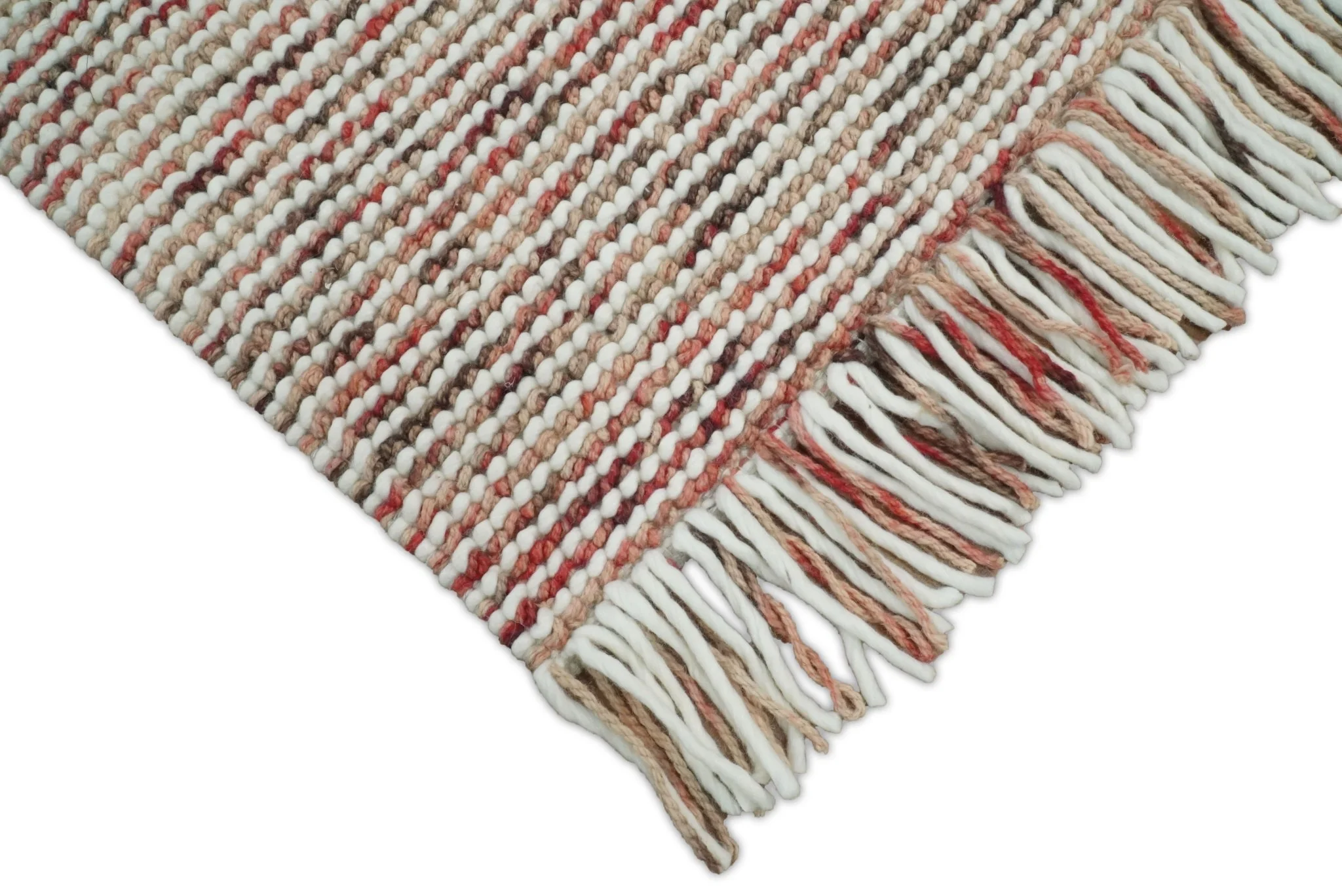 5x8 and 8x10 Hand Made Blue Woolen Chunky and Soft Area Rug | JOY3 - Image 5