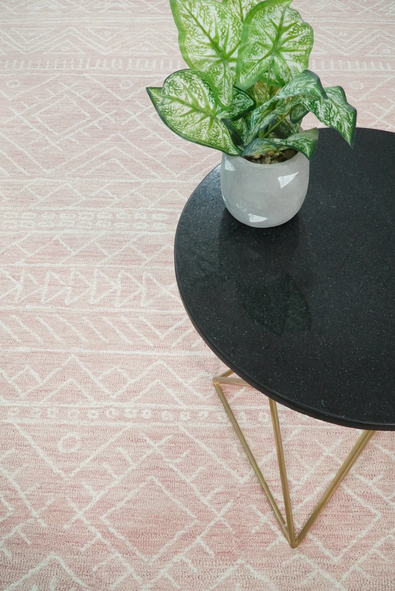 5x8 and 8x10 Hand Made Woolen Modern Pink Area Rug | AZT001 - Image 2