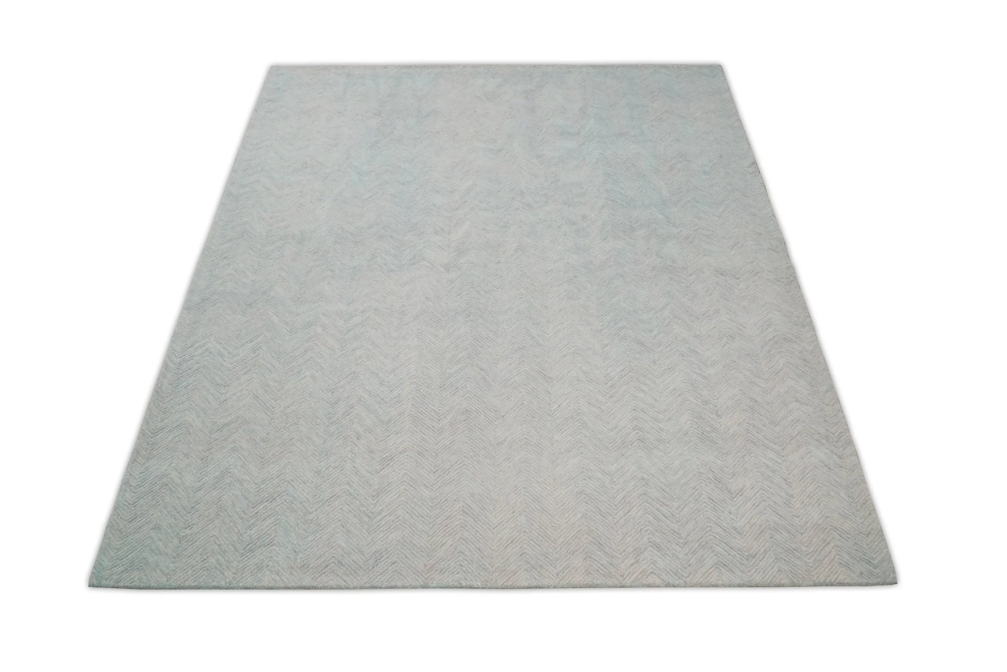 5x8 and 8x10 Hand Made Woolen Modern Pink and Gray Area Rug | EVE002 - Image 3