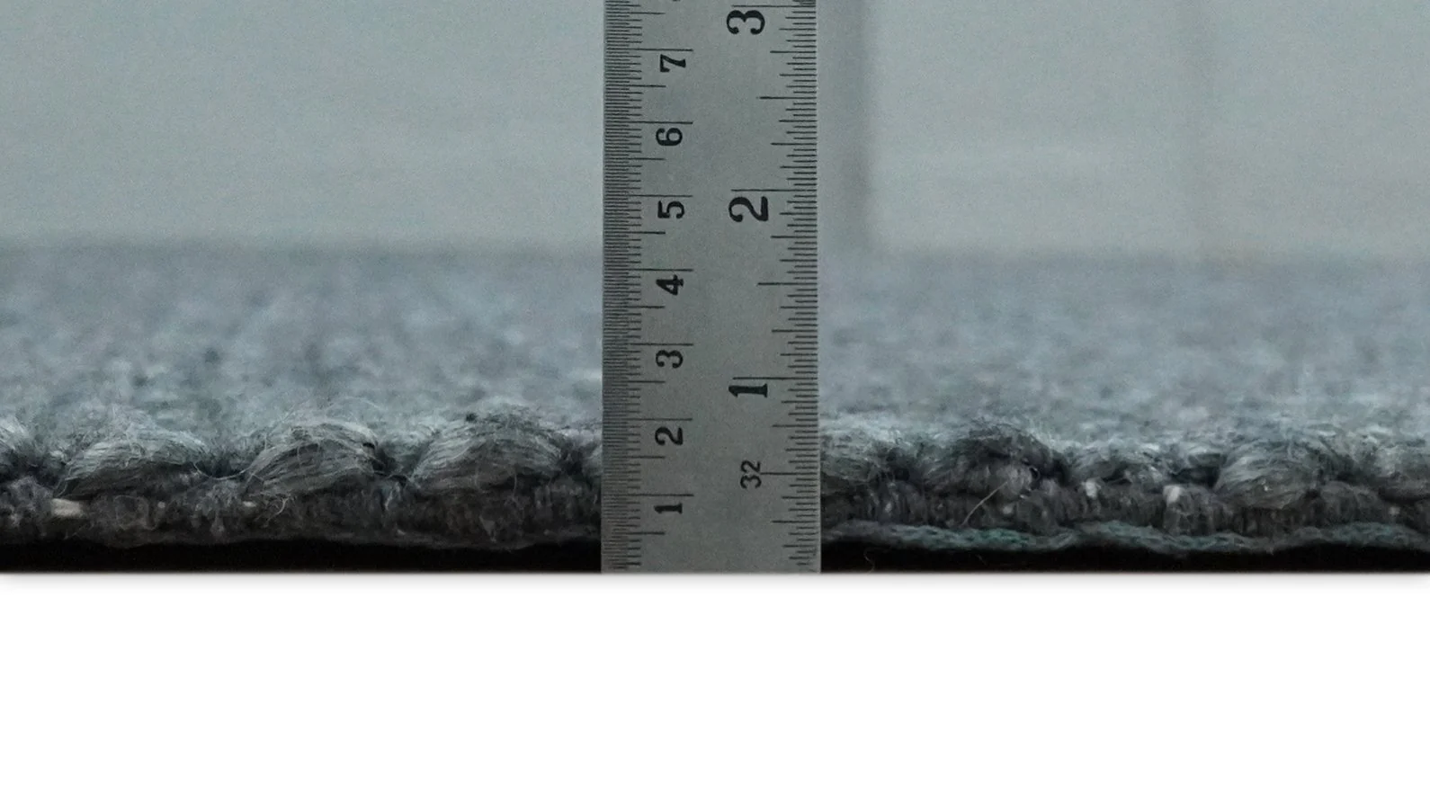 5x8 and 8x10 Braided Wool Solid Gray Felted Chunky Hand Woven Soft Plush Area Rug | DOV7 - Image 7