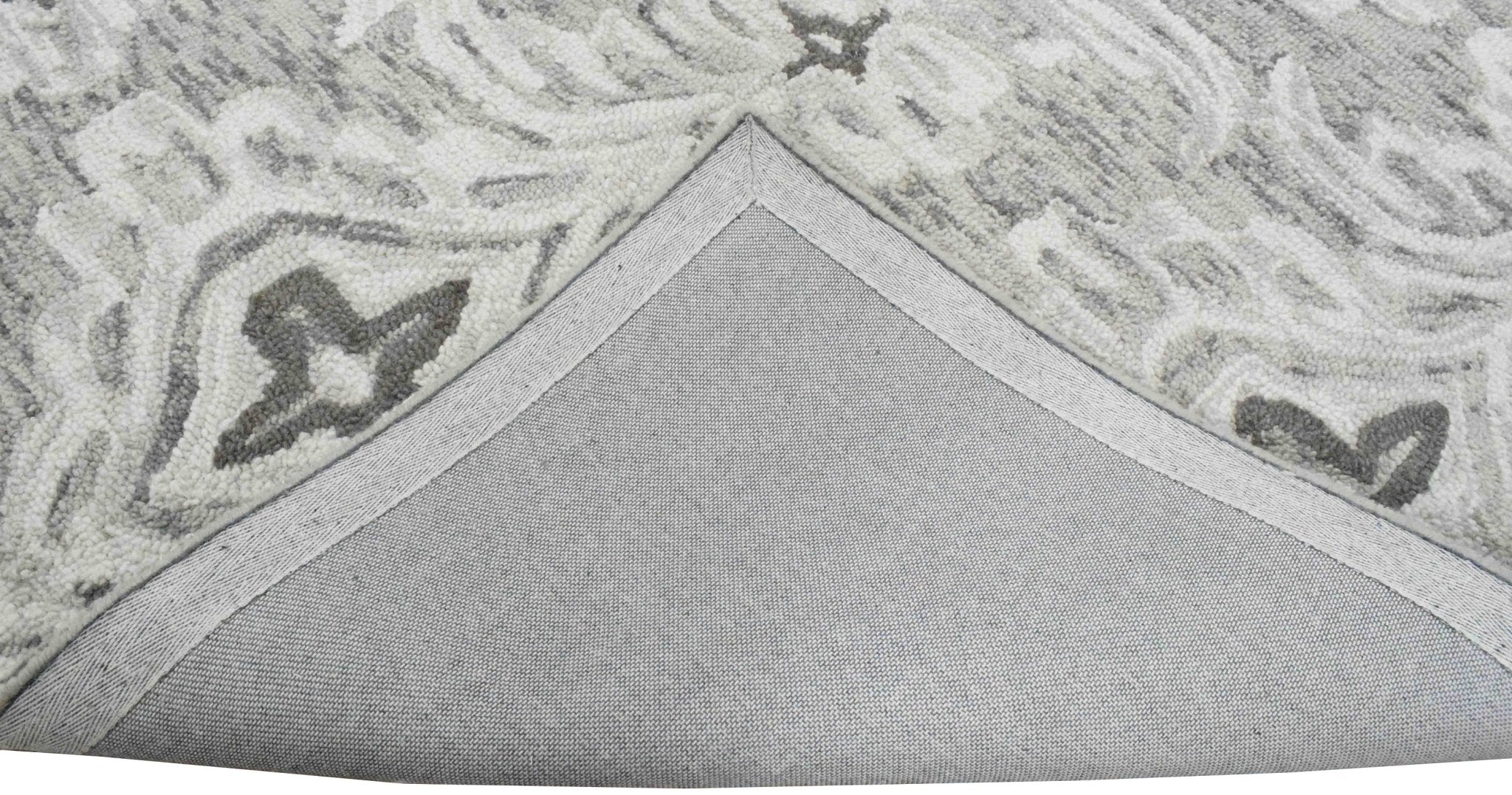 5x8 and 8x11  Handmade Area rug made with fine Wool Area Rug | TRD6374C - Image 6