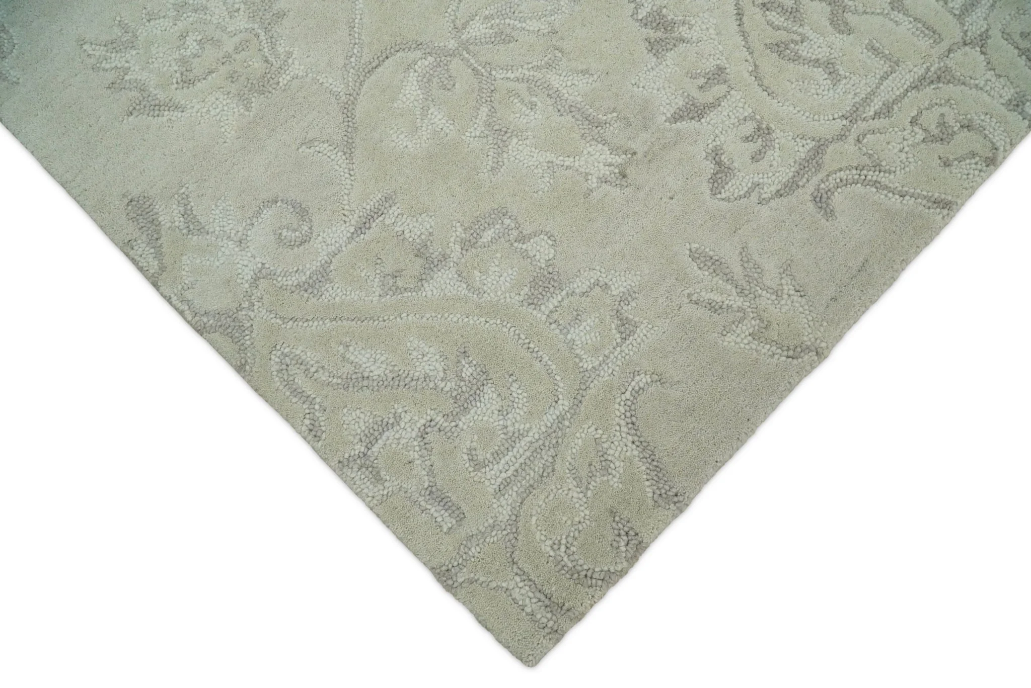 5x8 and 8x11 Handmade Area rug made with fine Wool Area Rug | TRD6381B - Image 3
