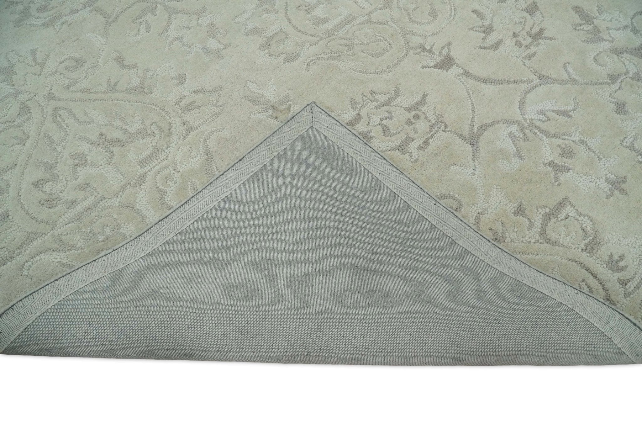 5x8 and 8x11 Handmade Area rug made with fine Wool Area Rug | TRD6381B - Image 9