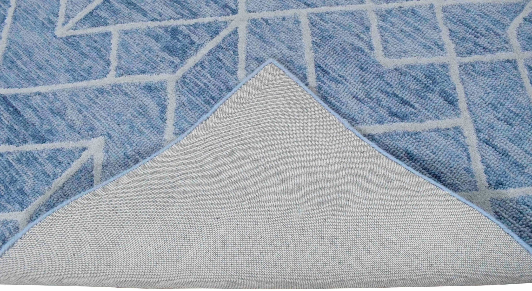 5x8 and 8x11 Handmade Area rug made with fine Wool Area Rug | TRD6373A - Image 6
