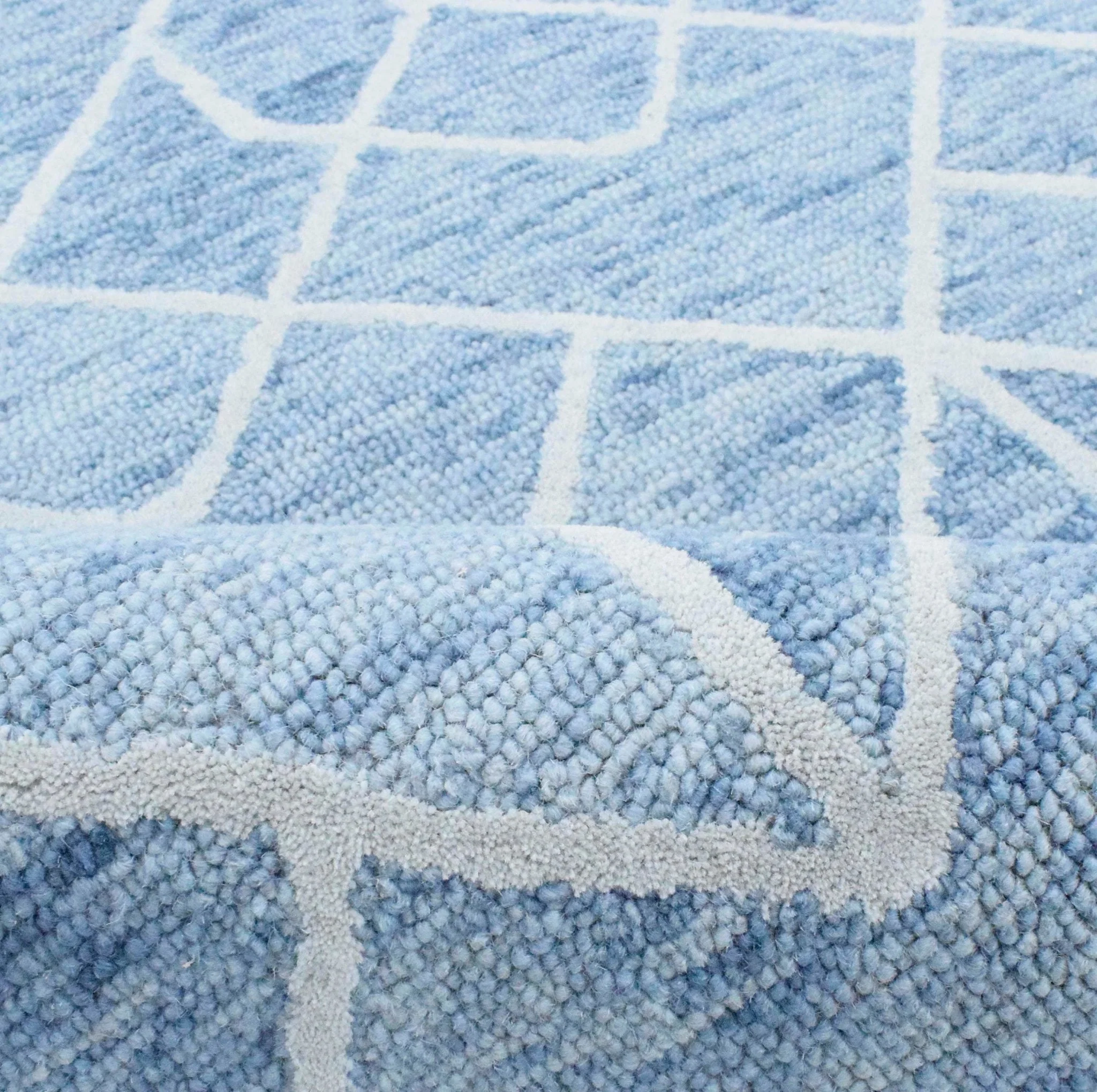 5x8 and 8x11 Handmade Area rug made with fine Wool Area Rug | TRD6373A - Image 7