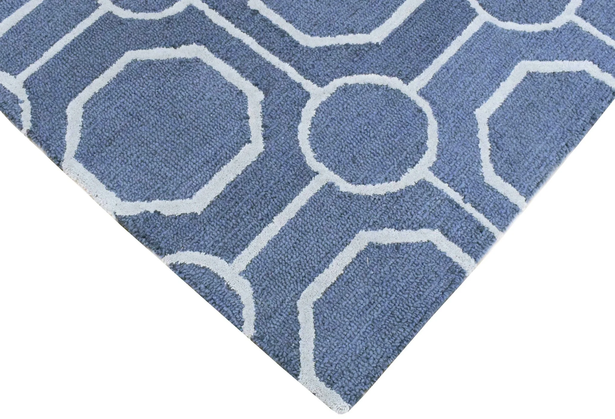 5x8 and 8x11  Handmade Area rug made with fine Wool Area Rug | TRD6376A - Image 5
