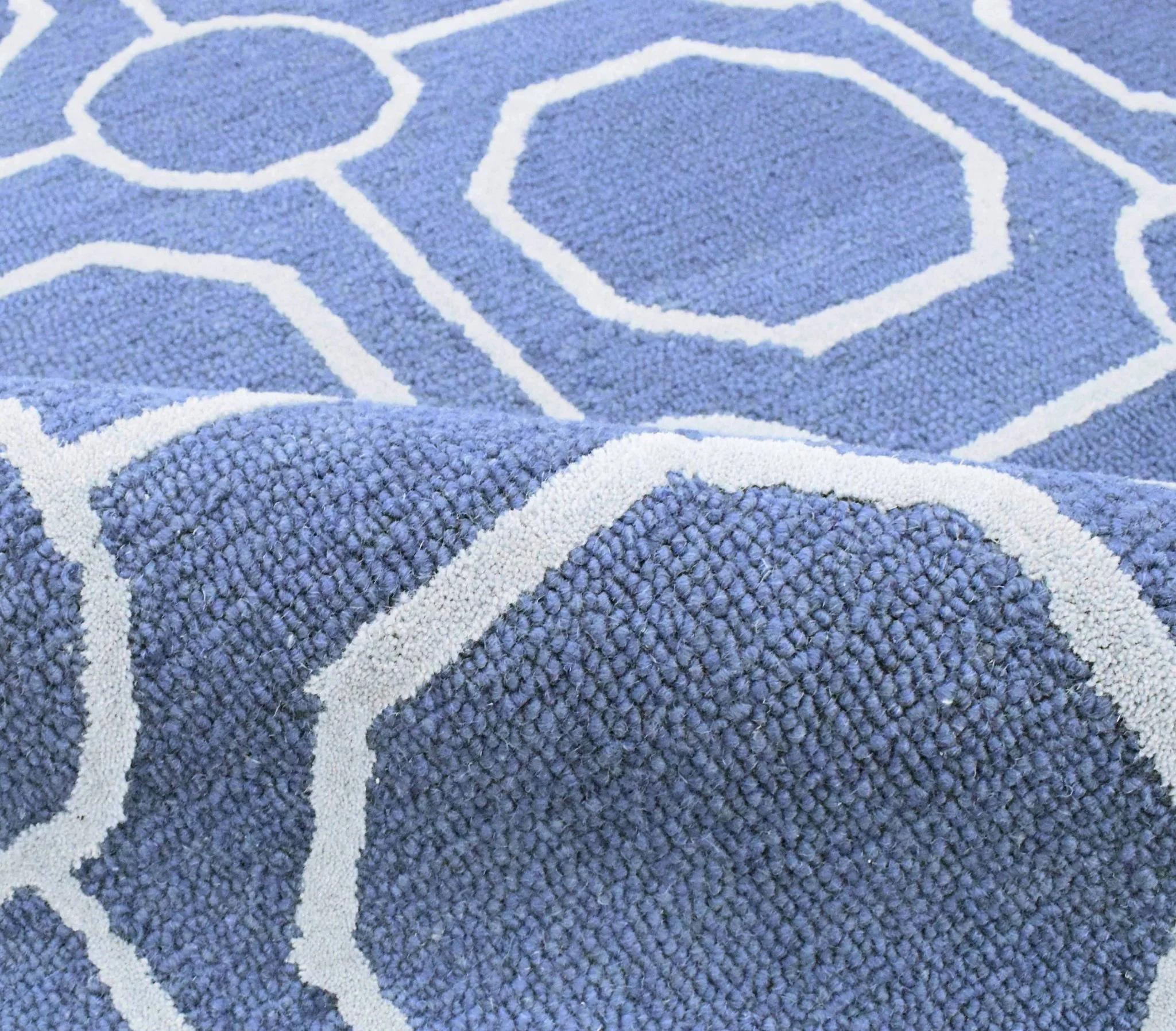 5x8 and 8x11  Handmade Area rug made with fine Wool Area Rug | TRD6376A - Image 8