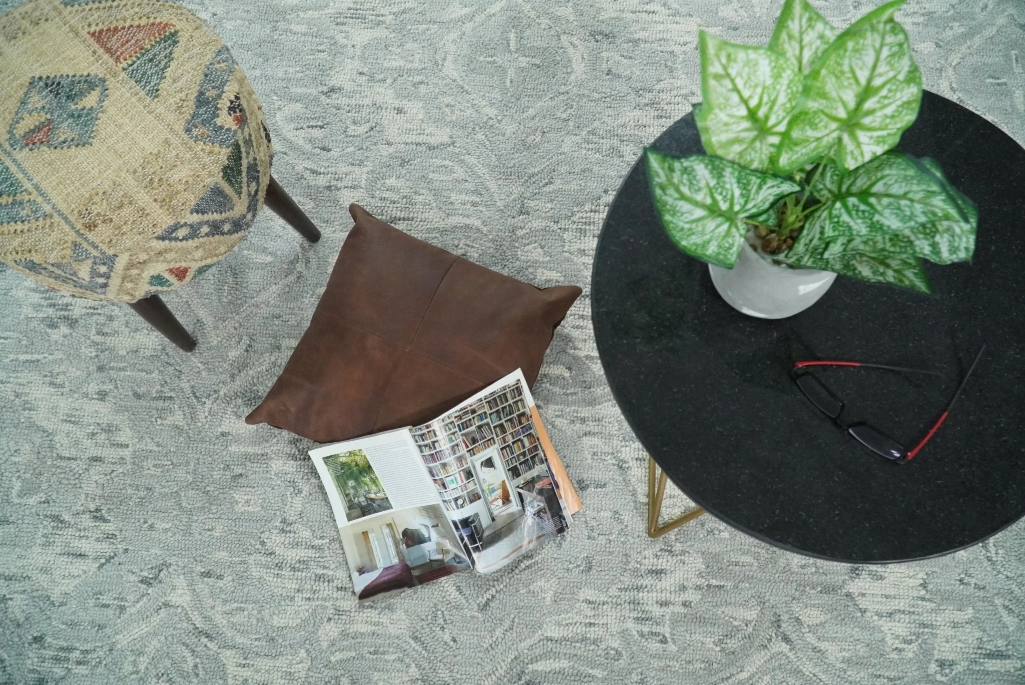 5x8 and 8x11  Handmade Area rug made with fine Wool Area Rug | TRD6374B - Image 4