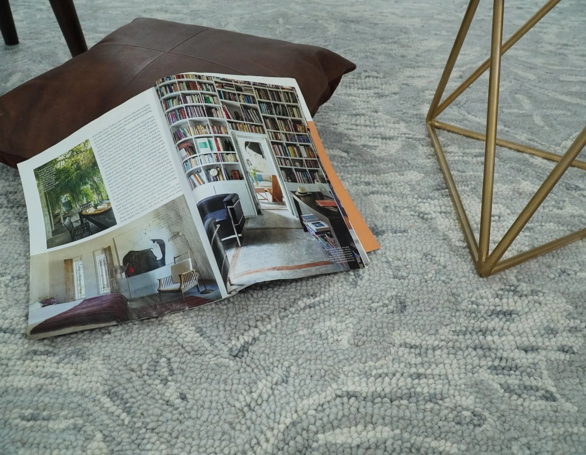 5x8 and 8x11  Handmade Area rug made with fine Wool Area Rug | TRD6374B - Image 5