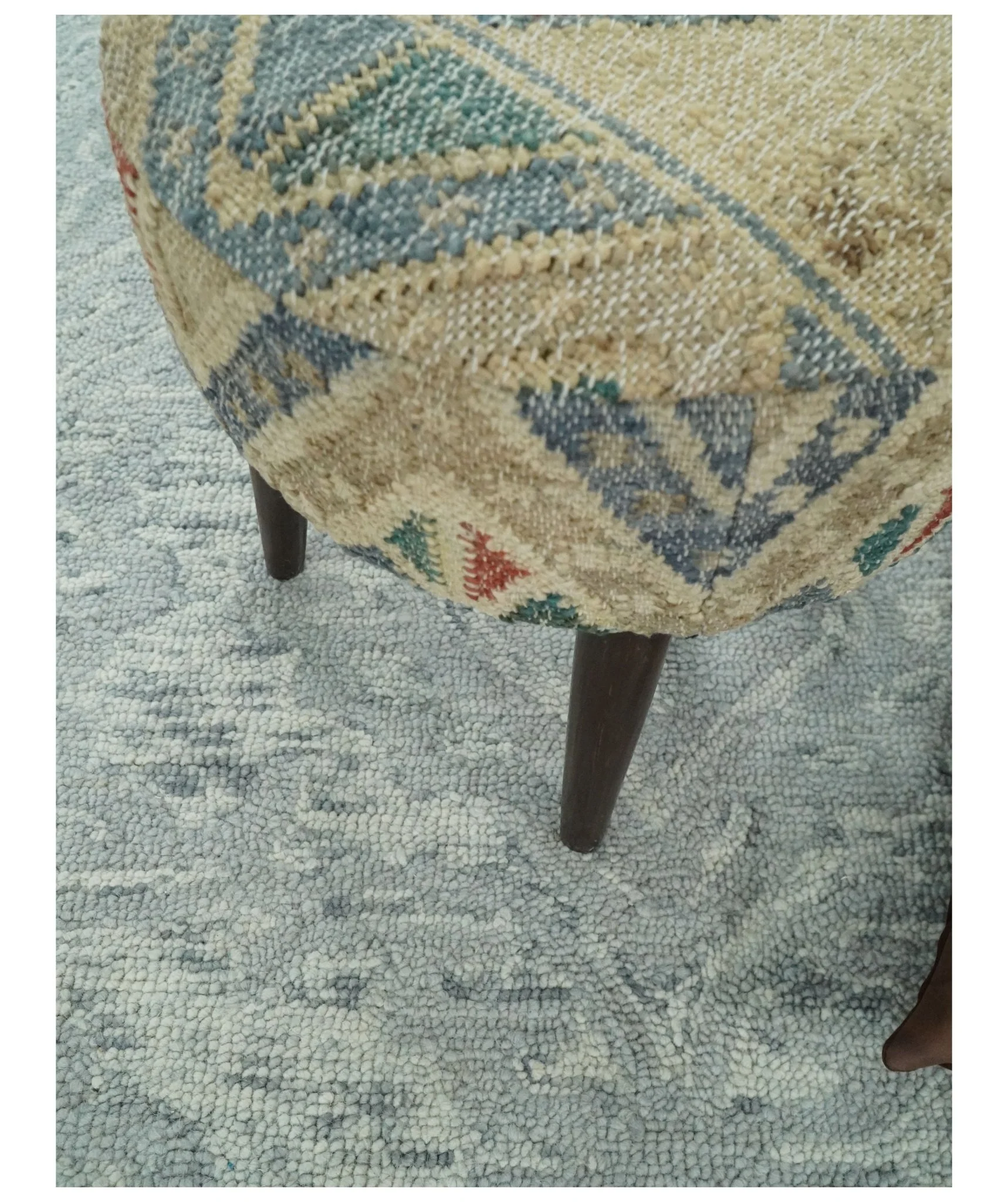 5x8 and 8x11  Handmade Area rug made with fine Wool Area Rug | TRD6374B - Image 8