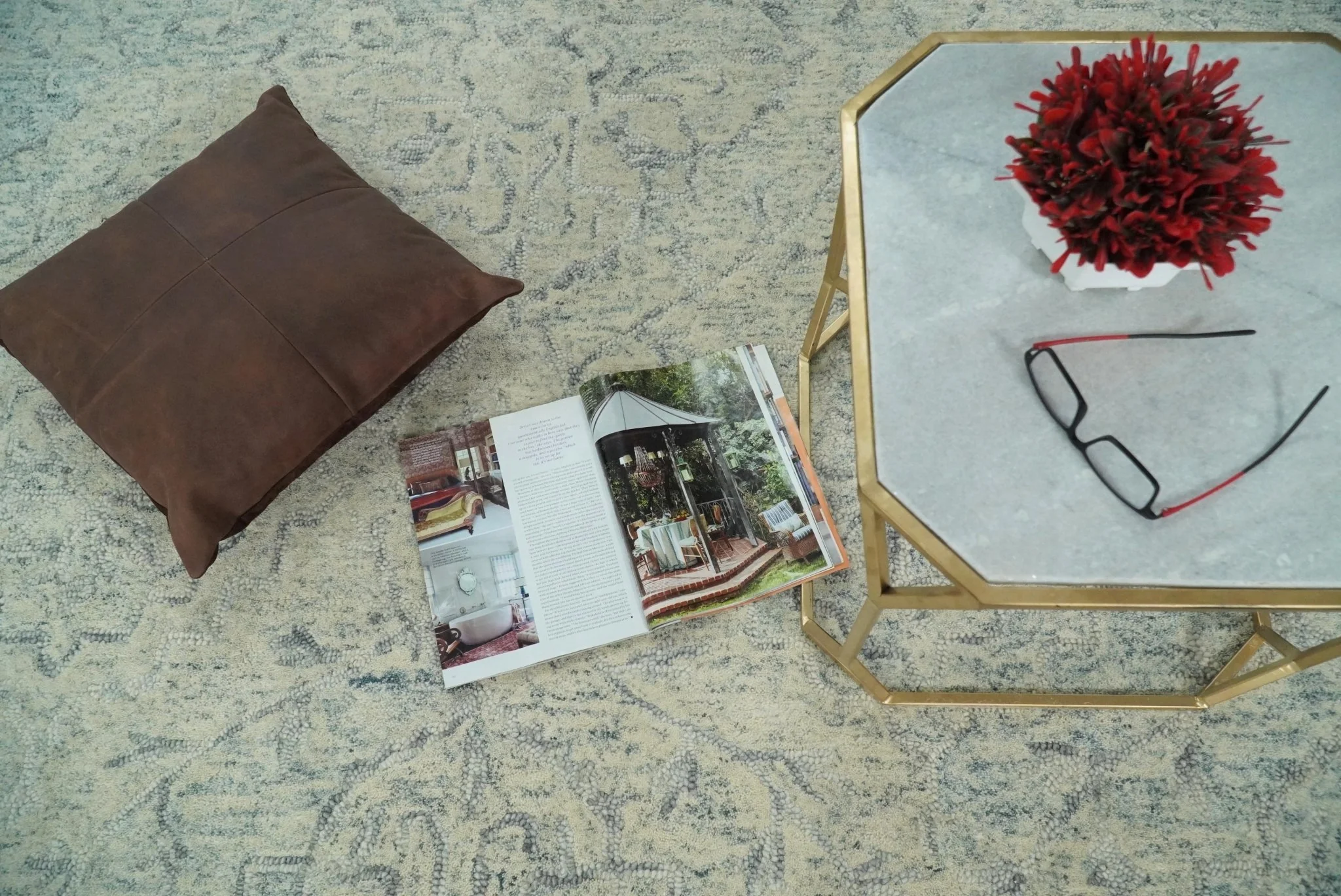 5x8 and 8x11 Handmade Area rug made with finel Wool Area Rug | TRD6380C - Image 4