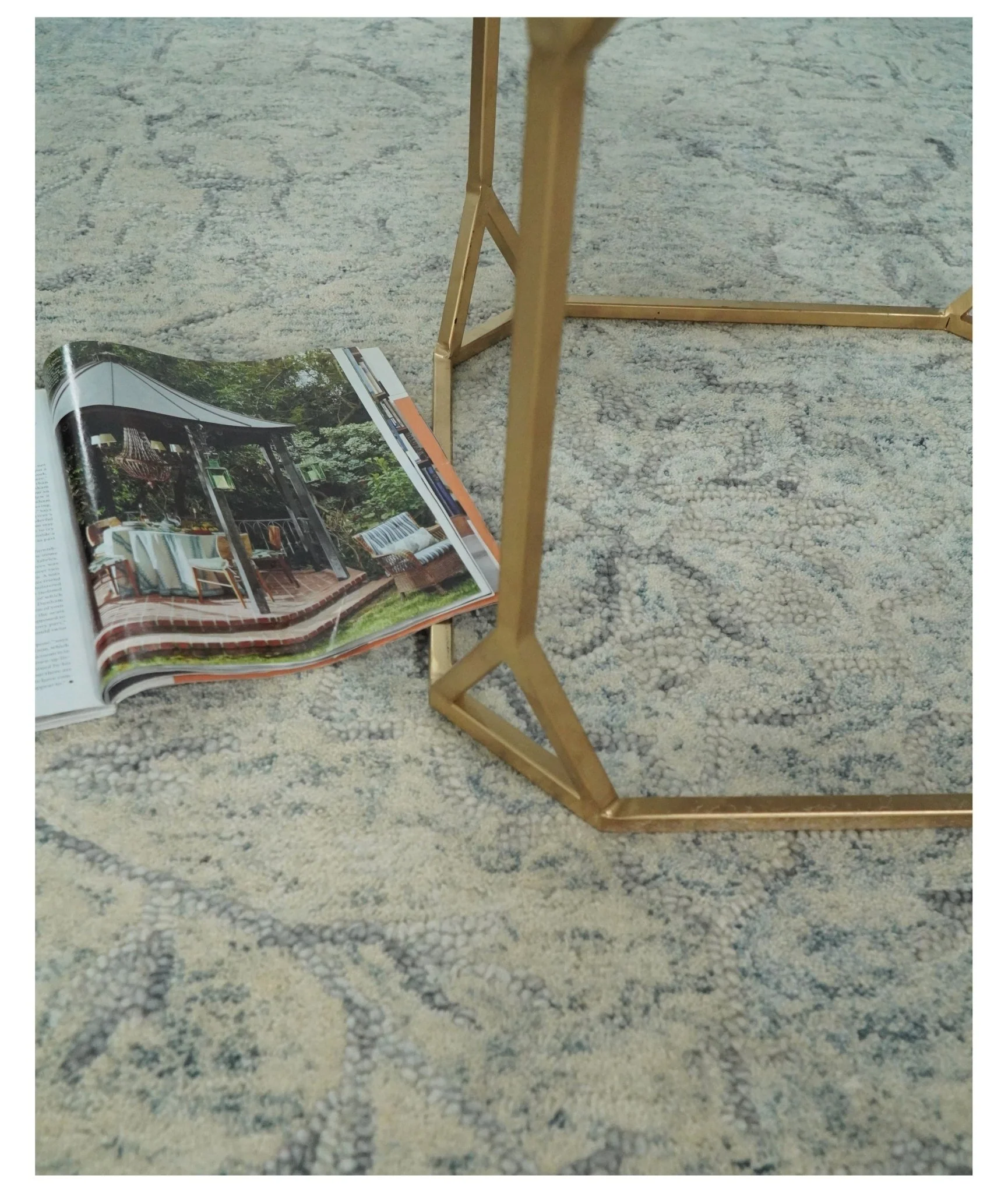5x8 and 8x11 Handmade Area rug made with finel Wool Area Rug | TRD6380C - Image 6