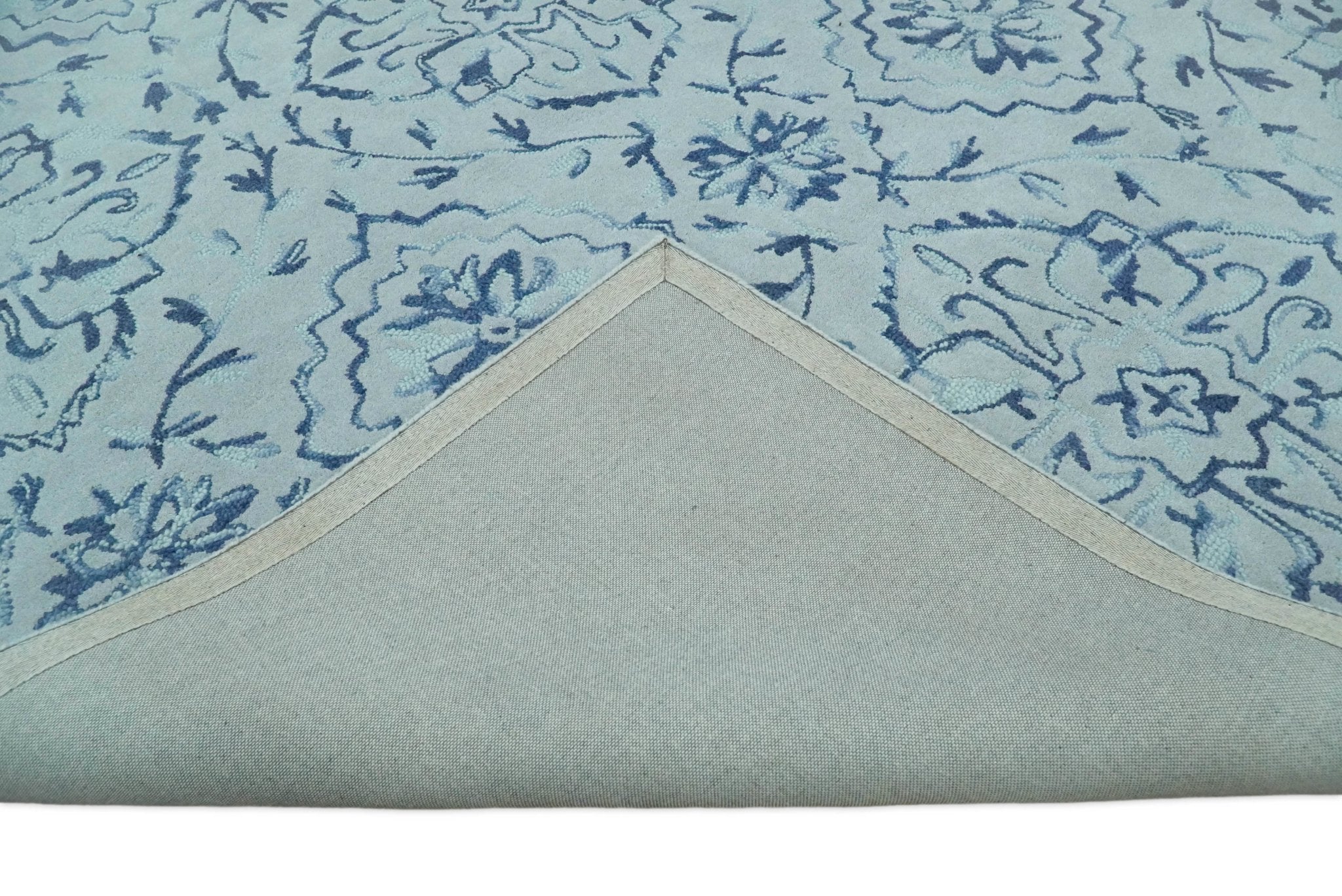 5x8 and 8x11 Handmade Area rug made with fine  Wool Area Rug | TRD6380B - Image 9