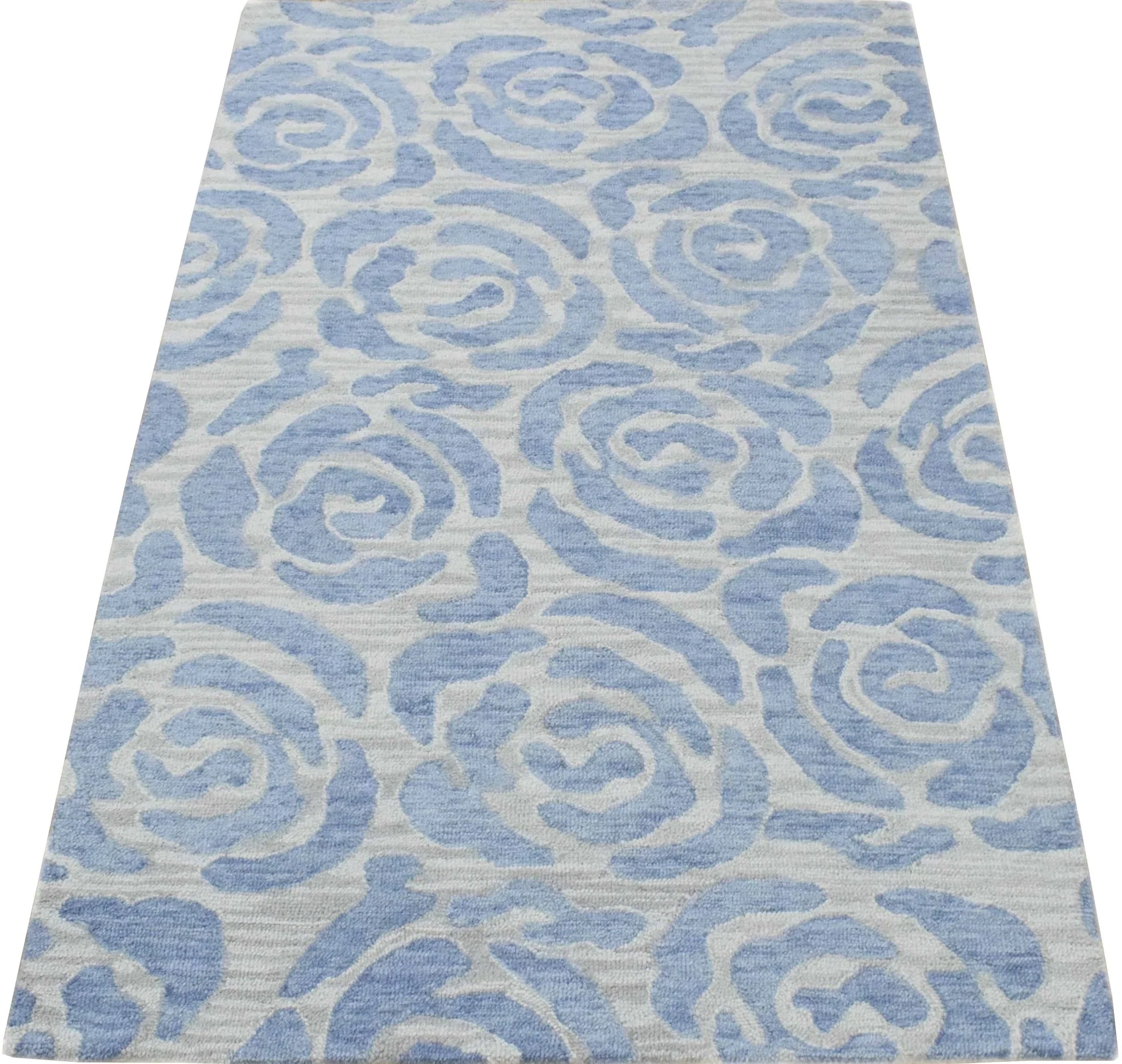 5x8 and 8x11 Handmade Area rug made with fine Wool Area Rug | TRD6379A - Image 4