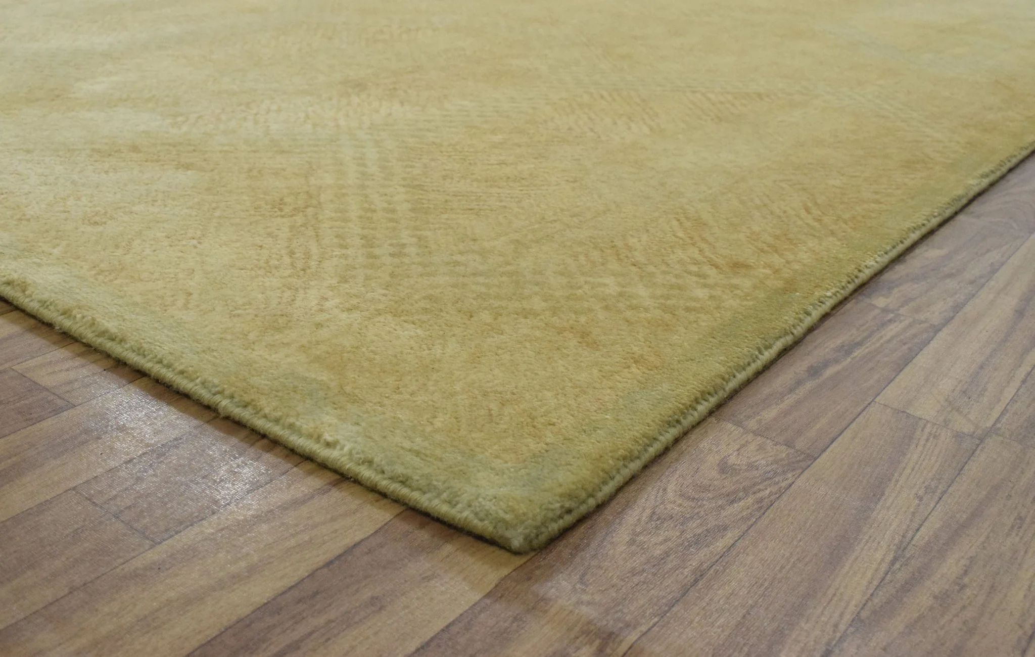 5x8 Gold Wool Area Rug | Handmade Area rug made with fine wool - Image 6