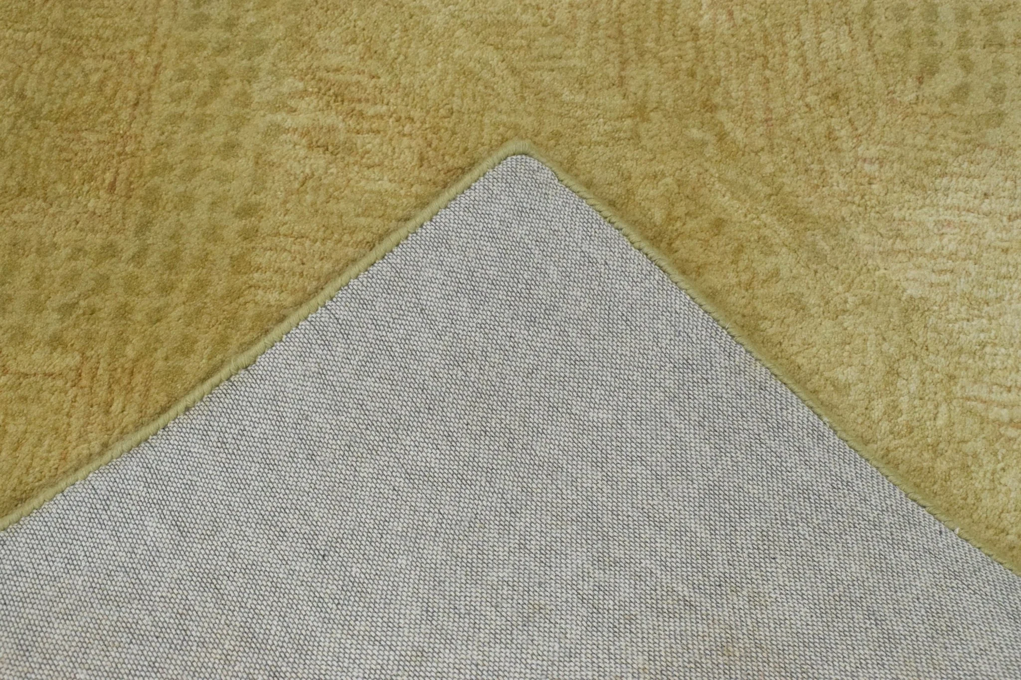 5x8 Gold Wool Area Rug | Handmade Area rug made with fine wool - Image 8