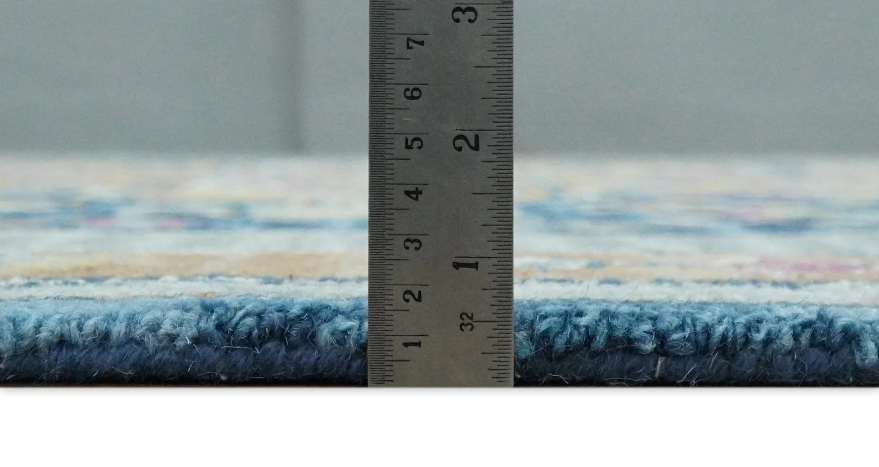 Kids, Nursery and Living Room Rug Hand Tufted Blue and Pink Wool Textured Loop Multi Size Area Rug - Image 9