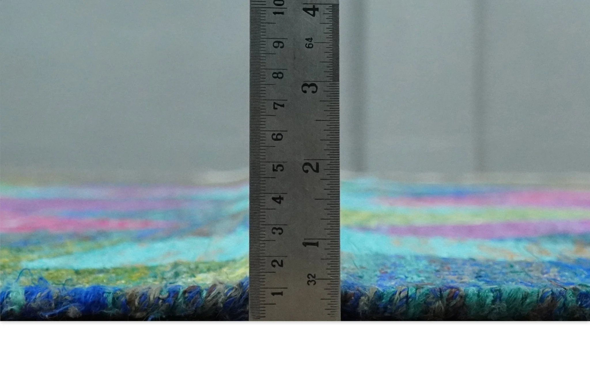 5x8 Hand Knotted Multicolor Modern Geometric Contemporary Recycled Silk Area Rug | OP78 - Image 8