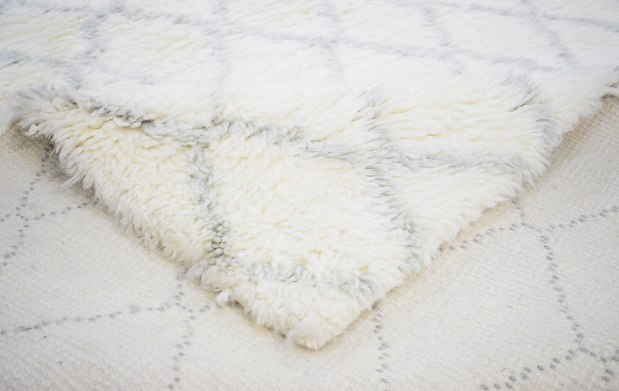 Ivory and Charcoal 4x6, 5x8 Rug Modern Handmade New Zealand Wool Area Rug  The Rug Decor |TRD1715 - Image 8